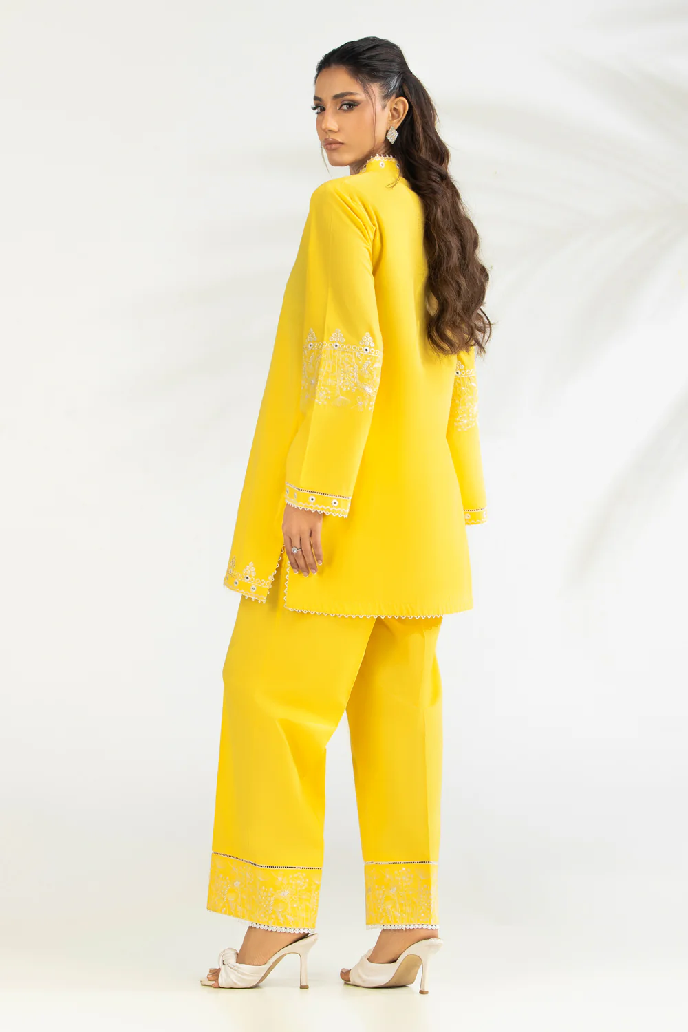 Cambric Embroidered Co-Ord Set - Image 5