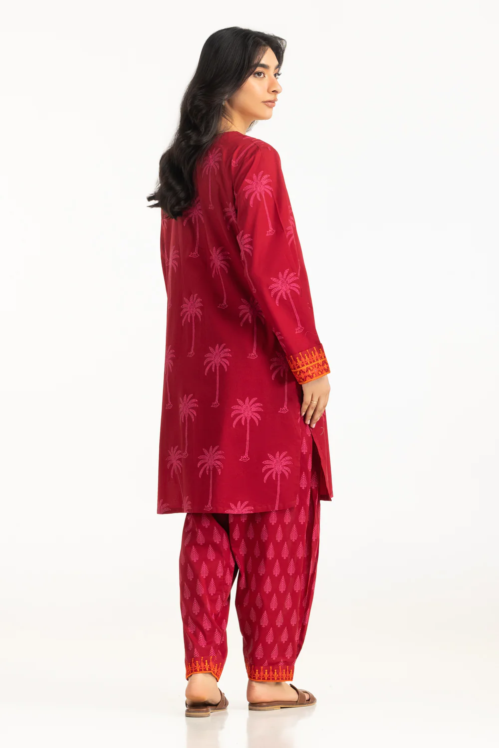 Cambric Embroidered Co-Ord Set - Image 5