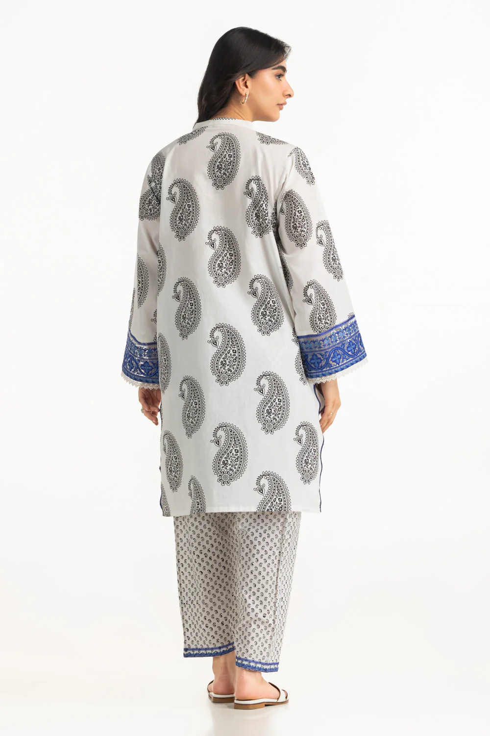 Cambric Embroidered Co-Ord Set - Image 6