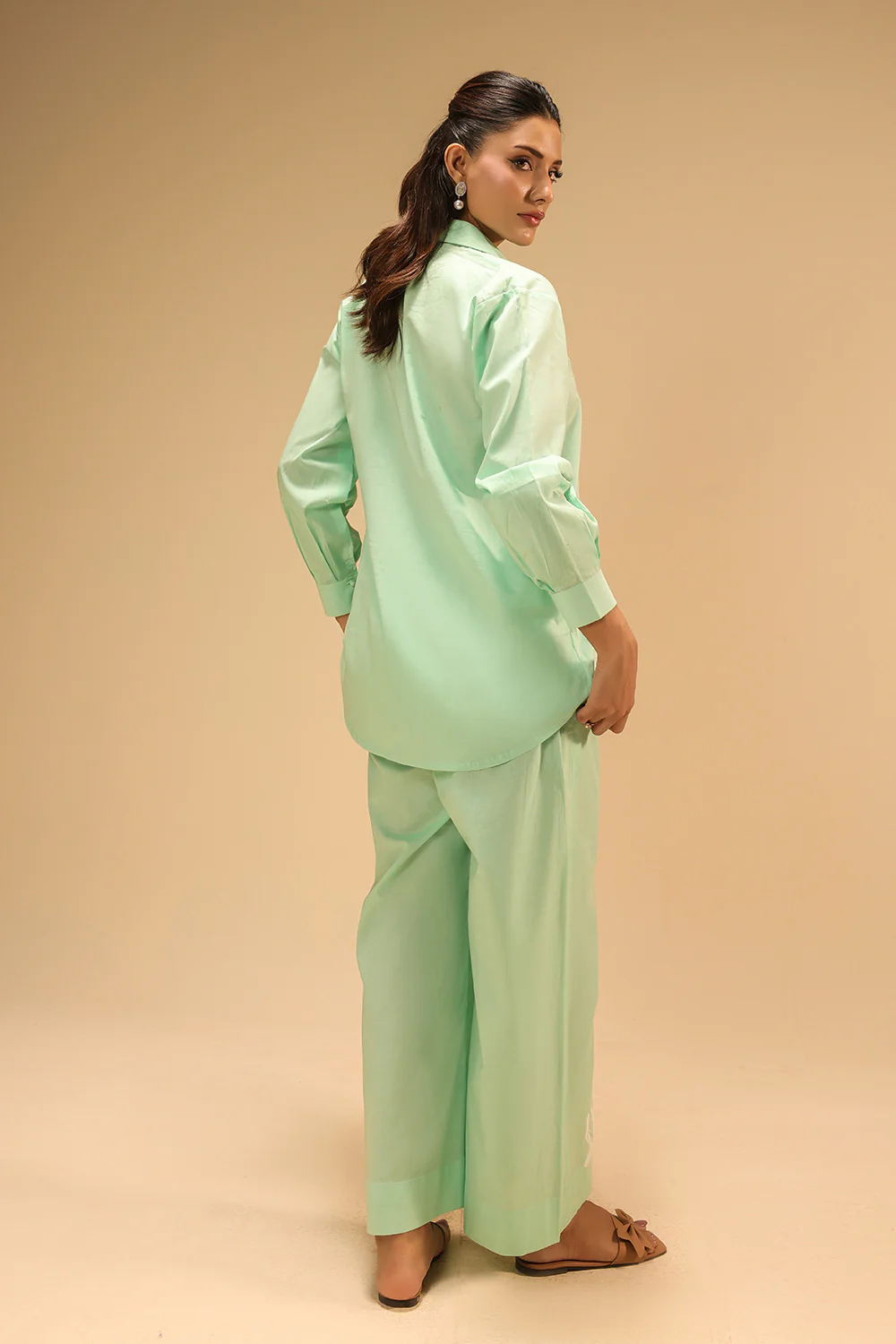 Cambric Embroidered Co-Ord Set - Image 6