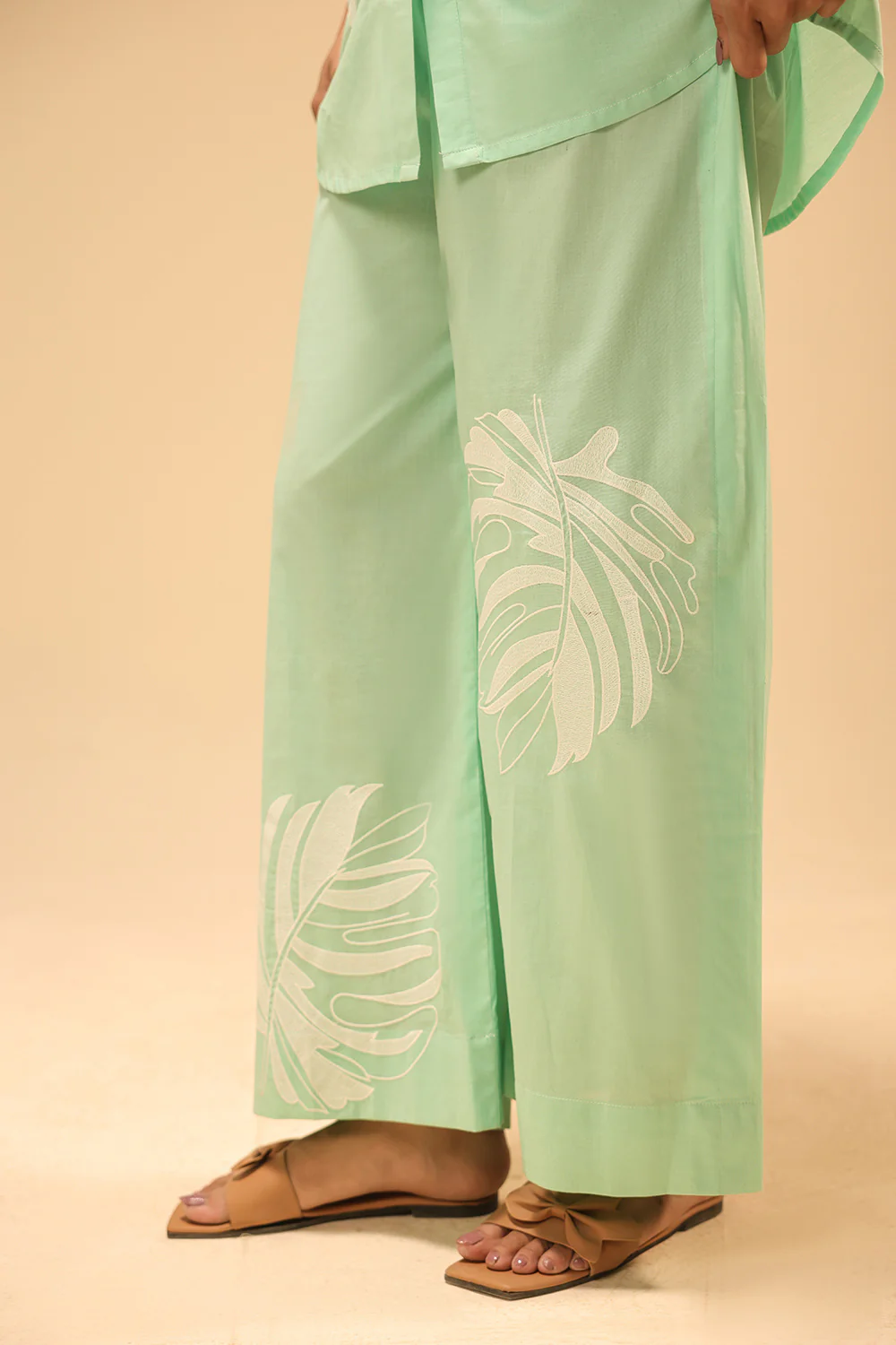Cambric Embroidered Co-Ord Set - Image 7