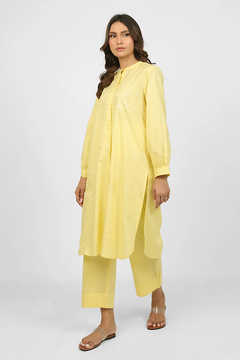 Cambric Embroidered Co-Ord Set - Image 3