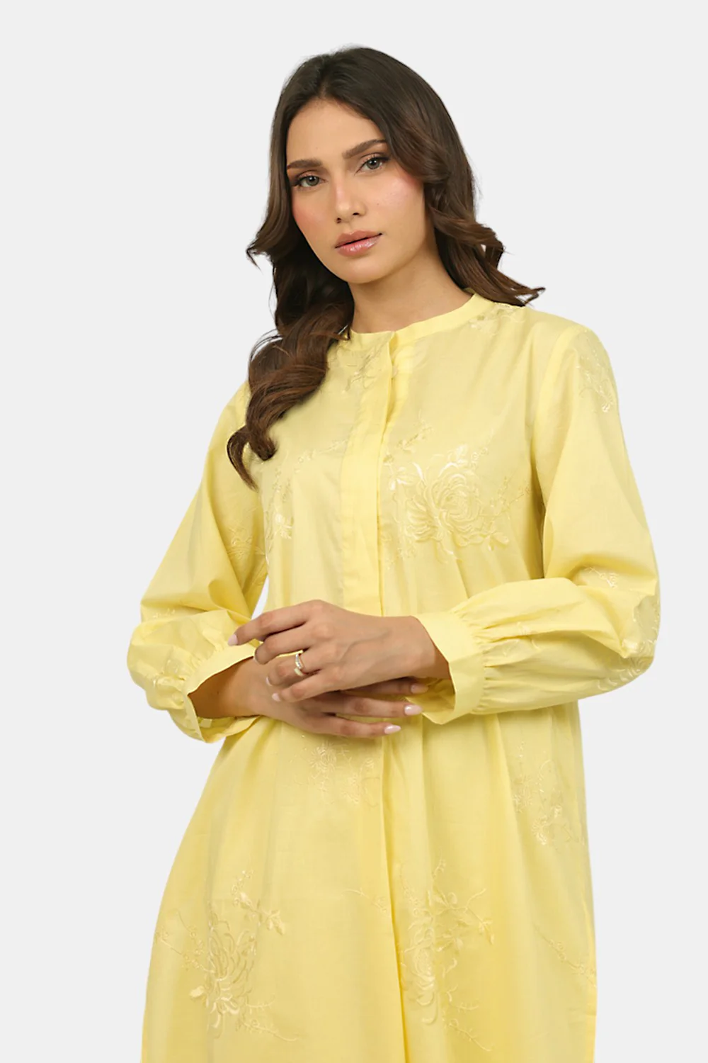 Cambric Embroidered Co-Ord Set - Image 4