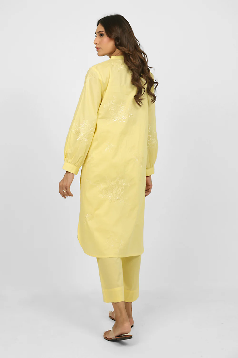 Cambric Embroidered Co-Ord Set - Image 5