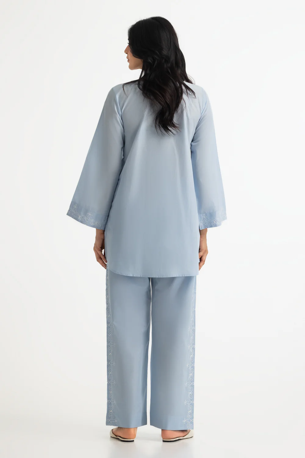 Cambric Embroidered Co-Ord Set - Image 6