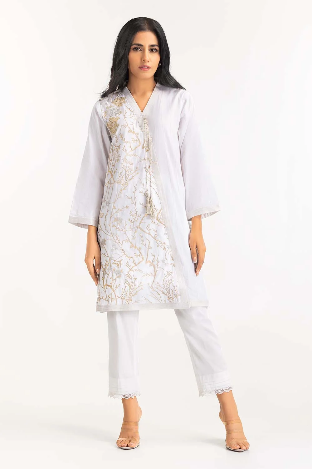 Cambric Embroidered Shirt - Image 2