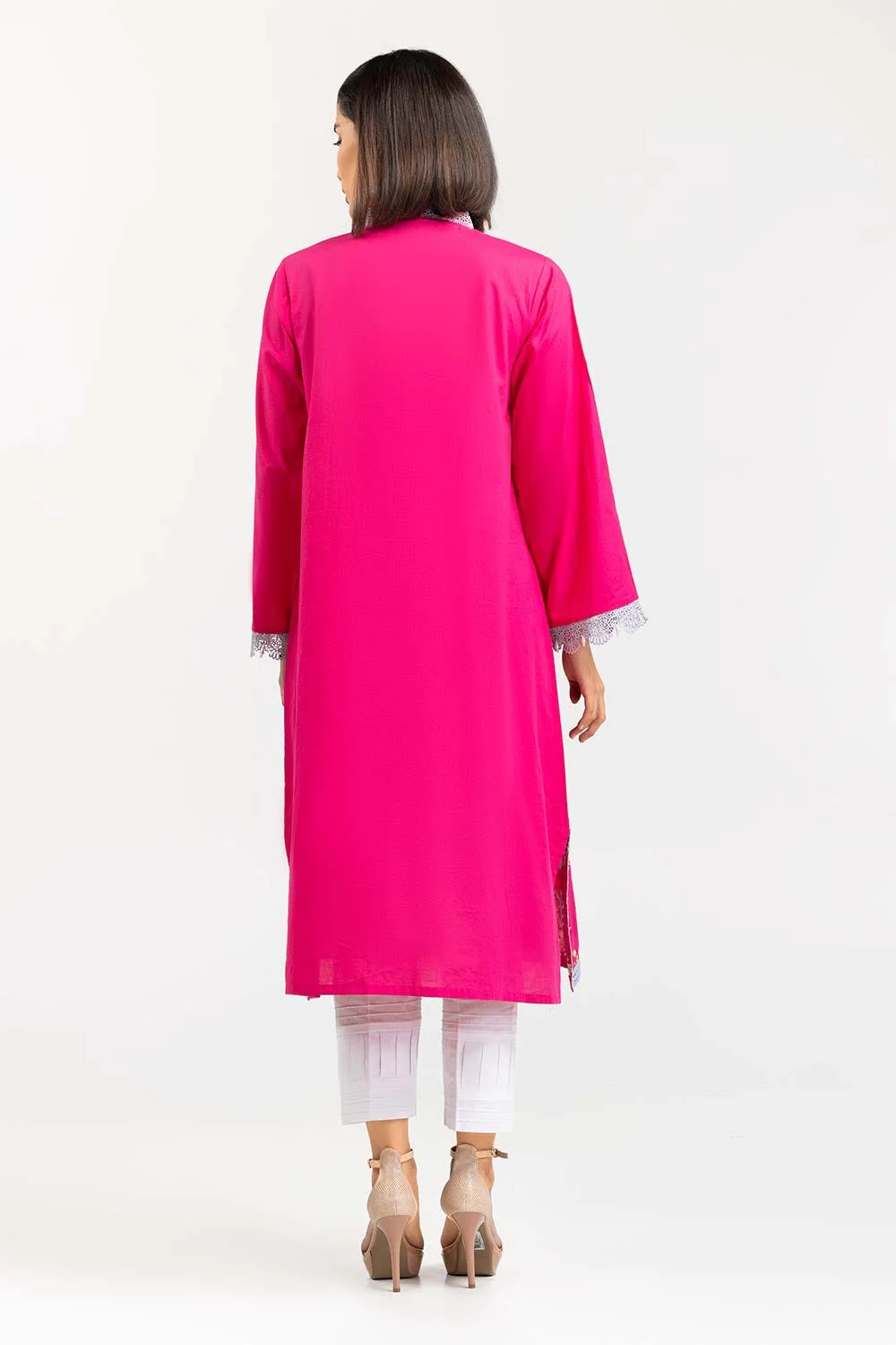 Cambric Embroidered Shirt - Image 4