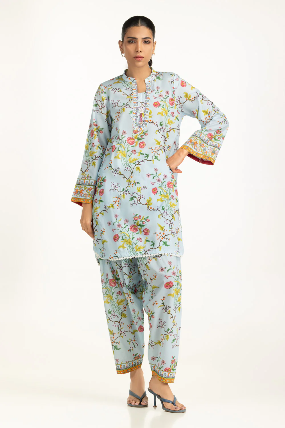 Cambric Printed Co-Ord Set