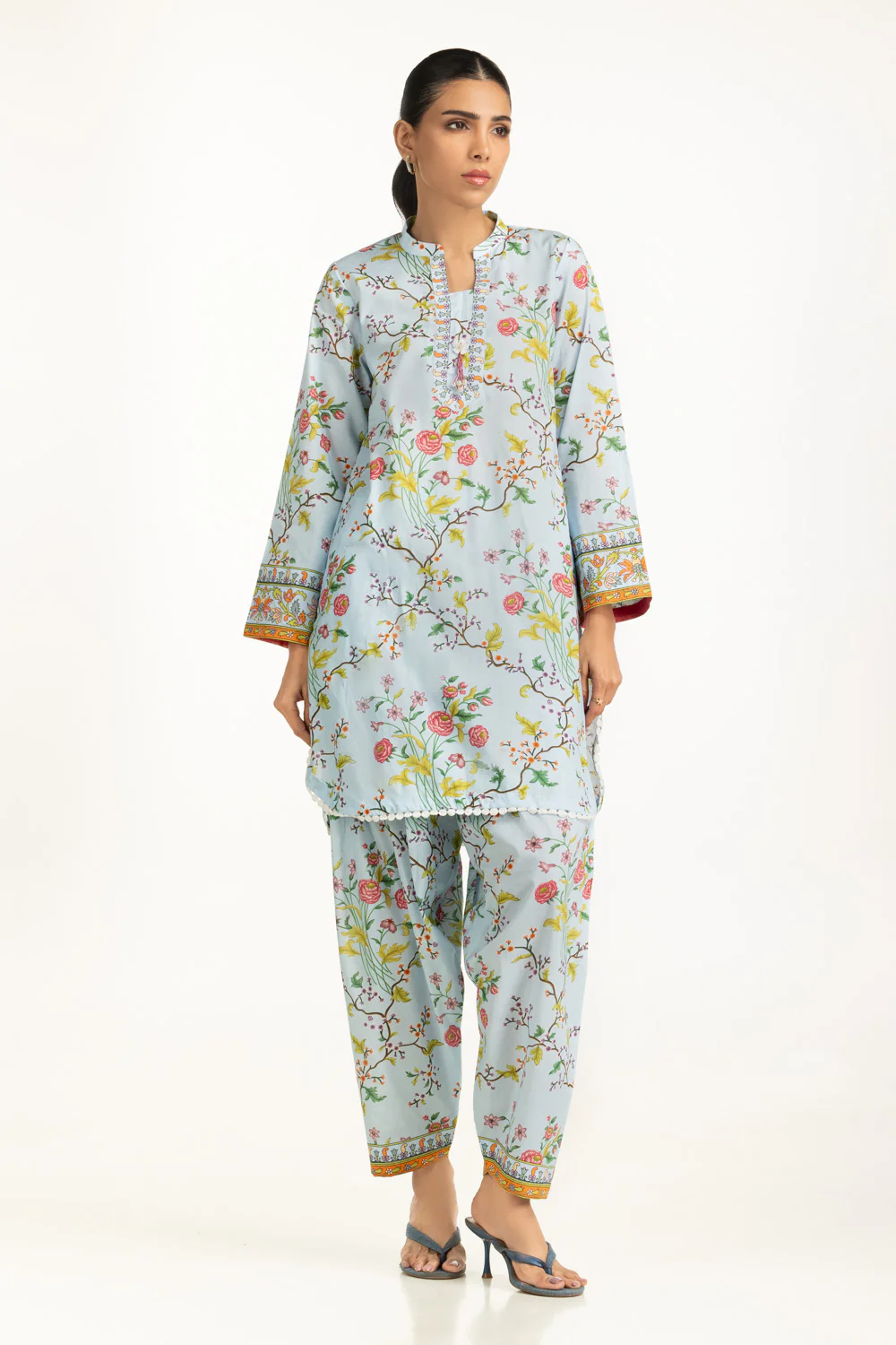 Cambric Printed Co-Ord Set - Image 3