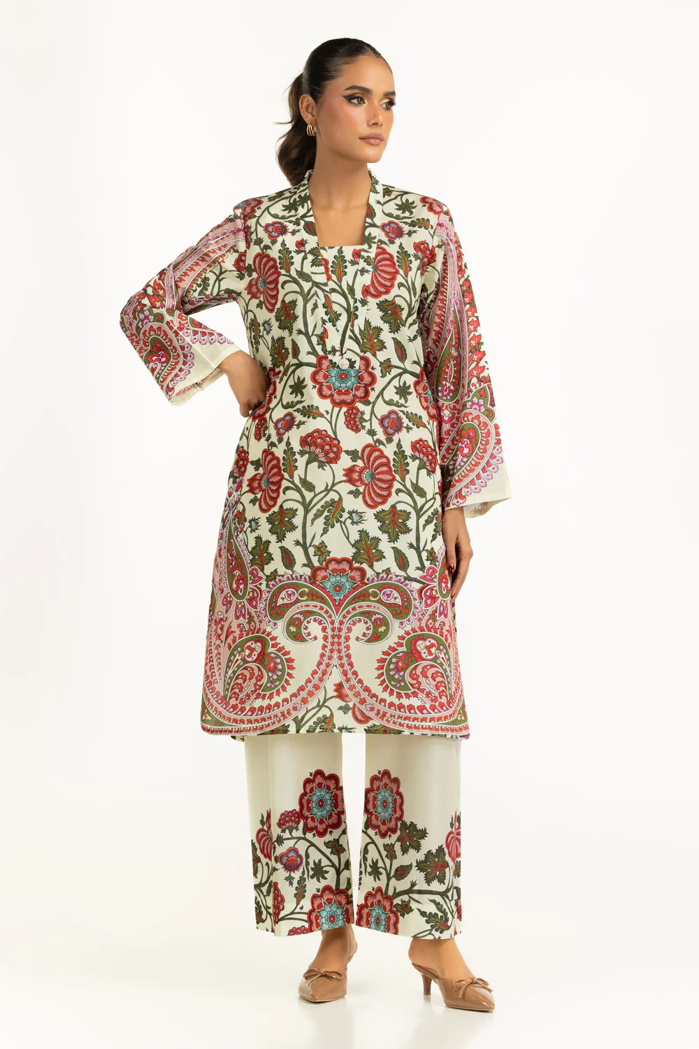 Cambric Printed Co-Ord Set - Image 3