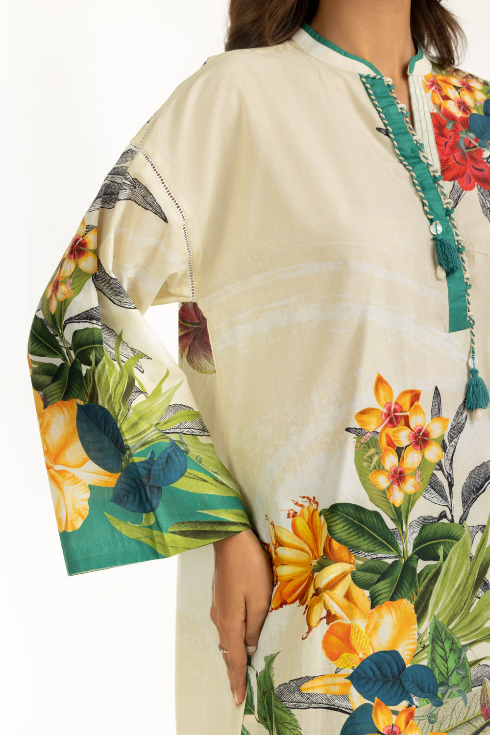 Cambric Printed Co-Ord Set - Image 2