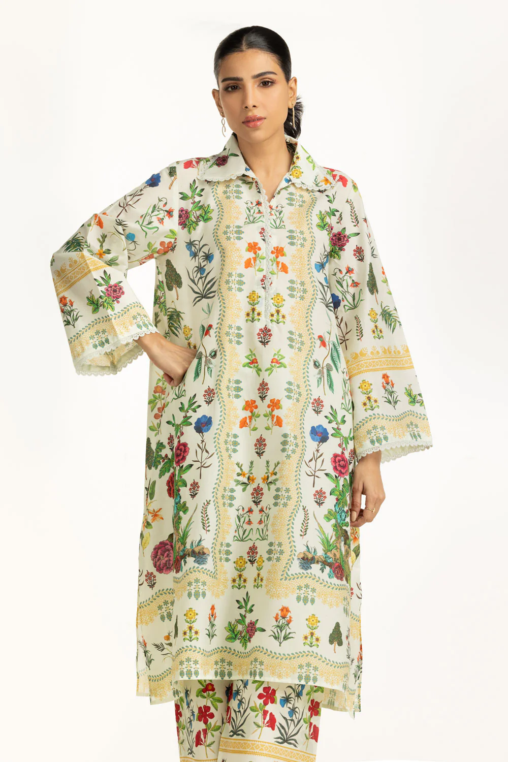 Cambric Printed Co-Ord Set - Image 4