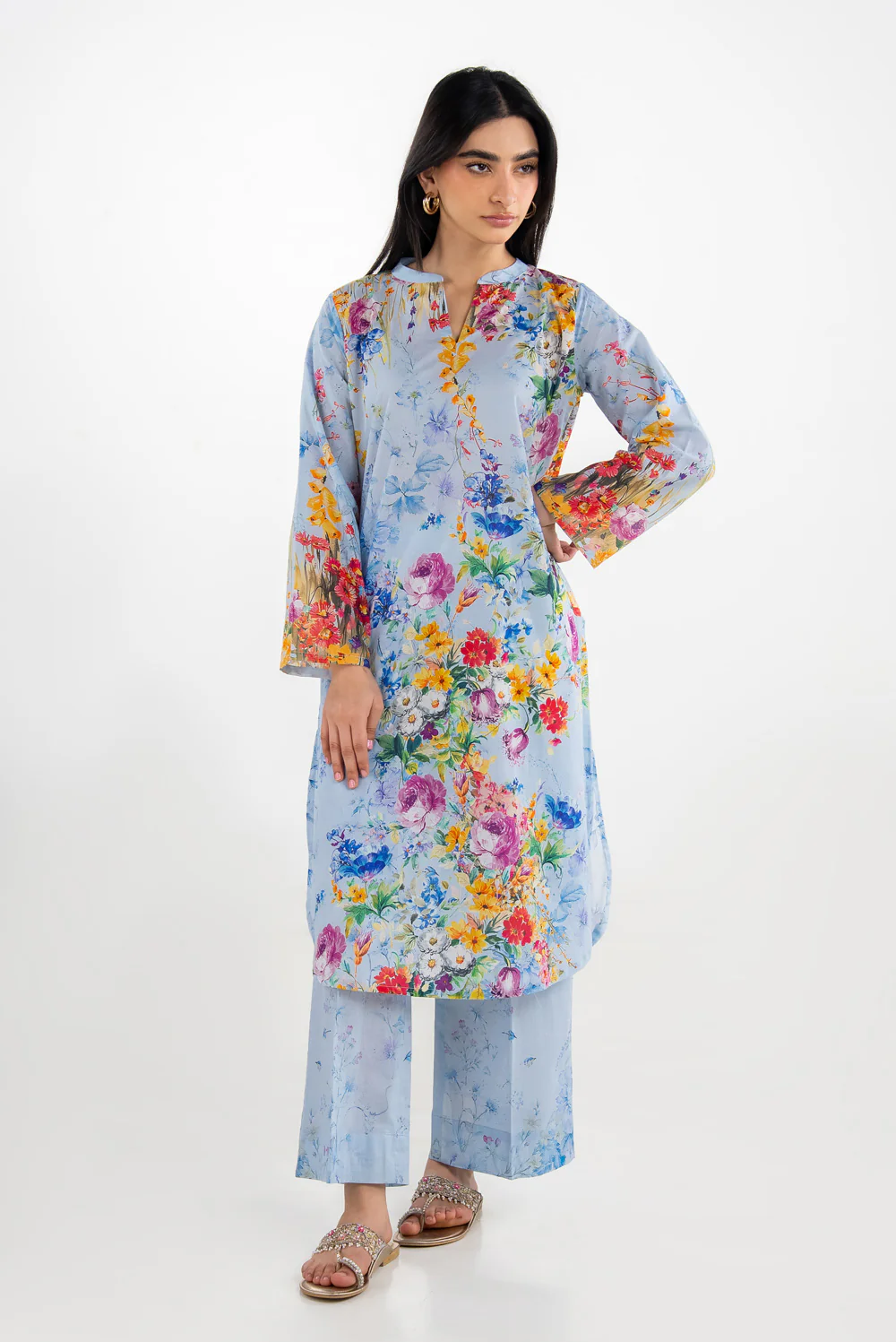 Cambric Printed Co-Ord Set - Image 3