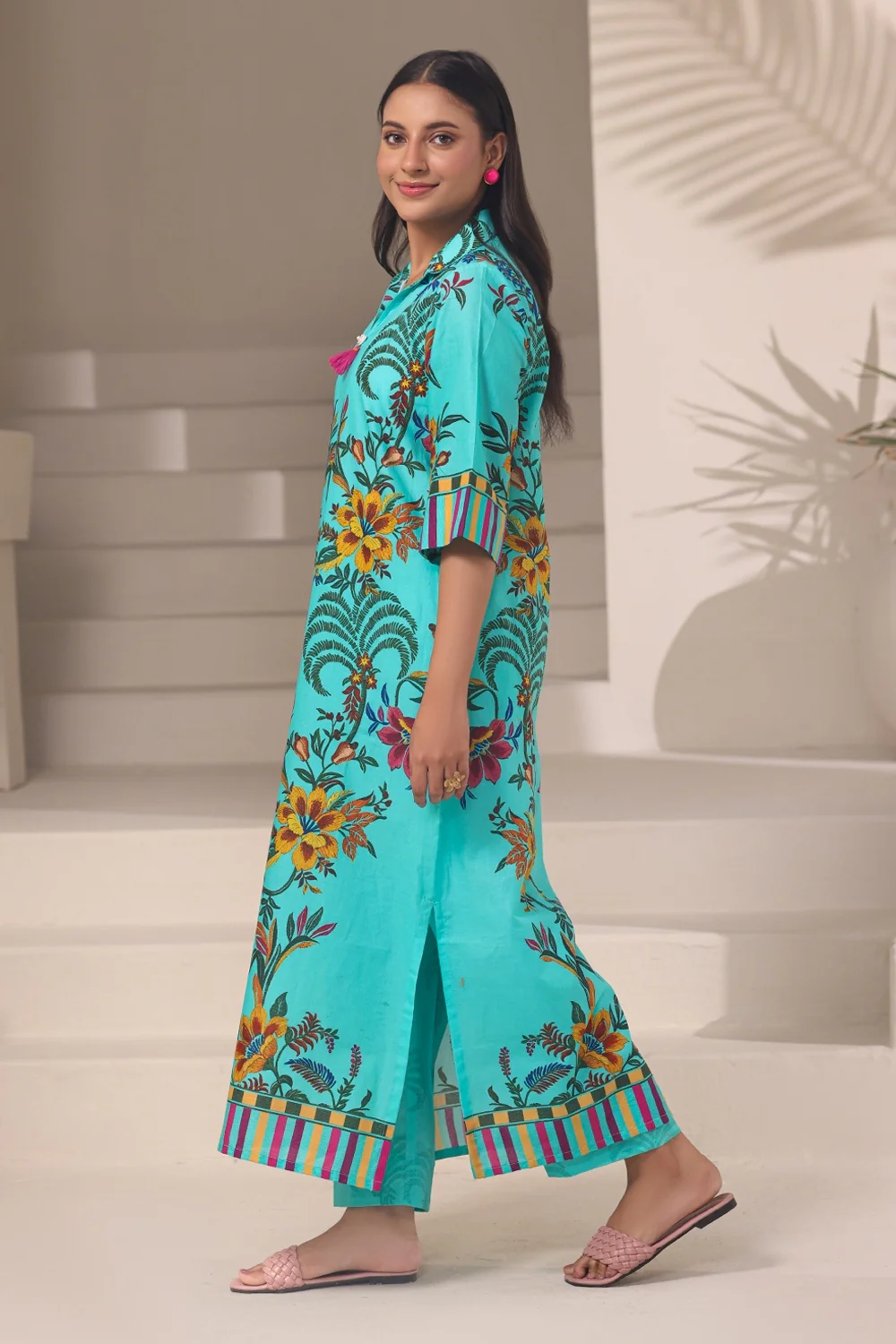 Cambric Printed Co-Ord Set - Image 3