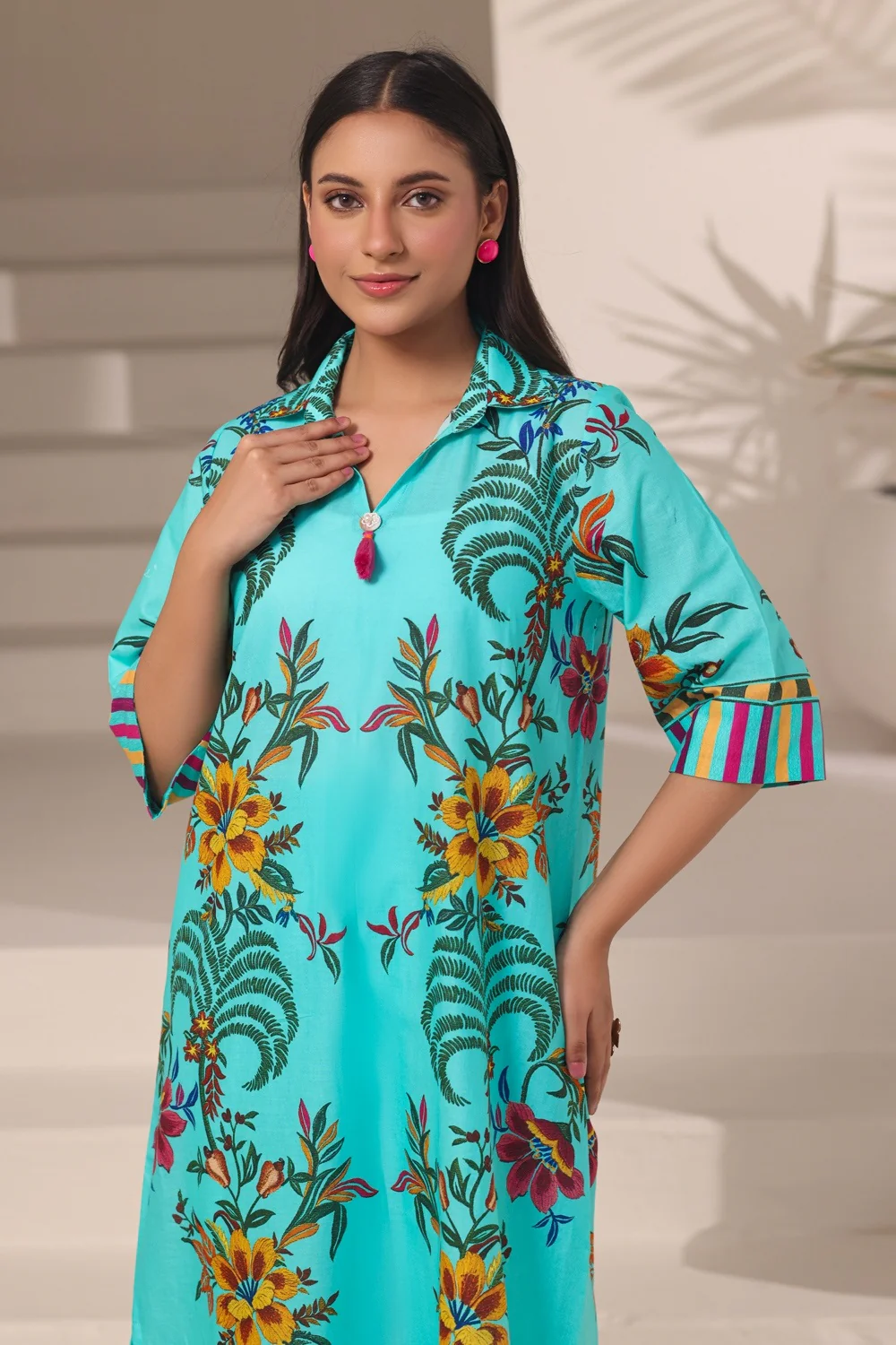 Cambric Printed Co-Ord Set - Image 4