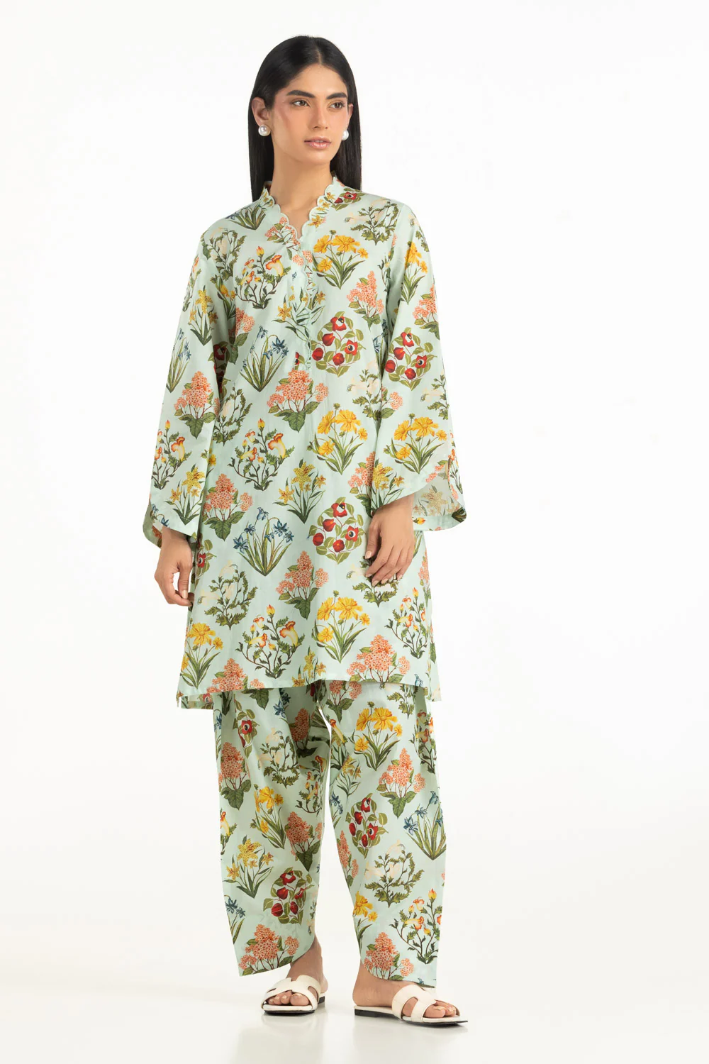 Cambric Printed Co-Ord Set