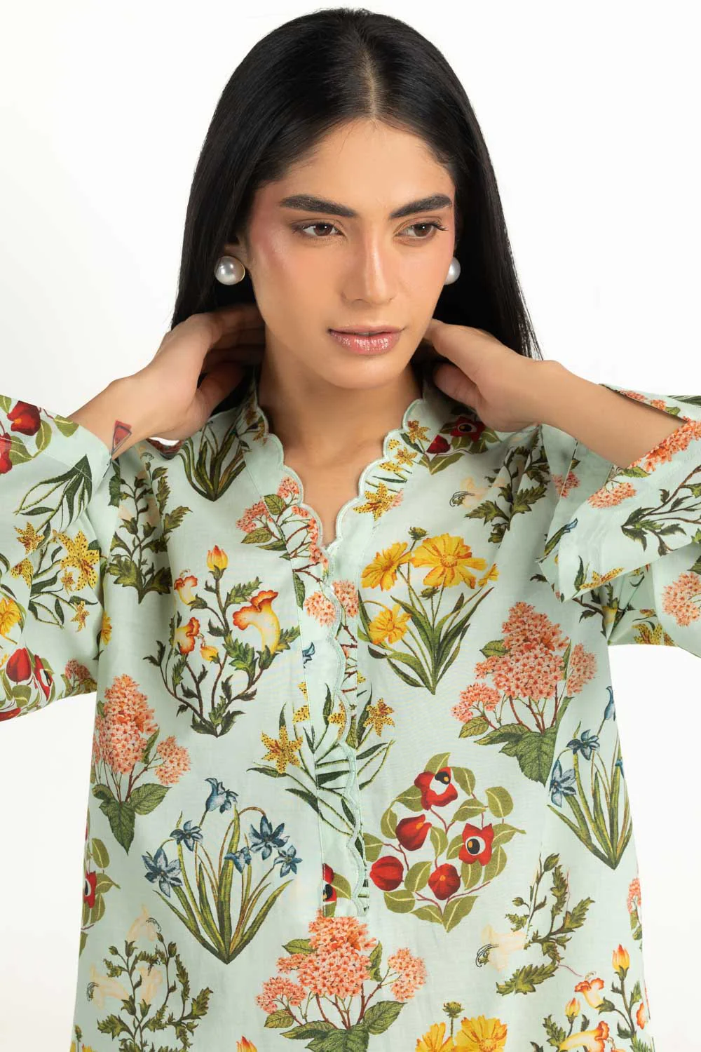 Cambric Printed Co-Ord Set - Image 5