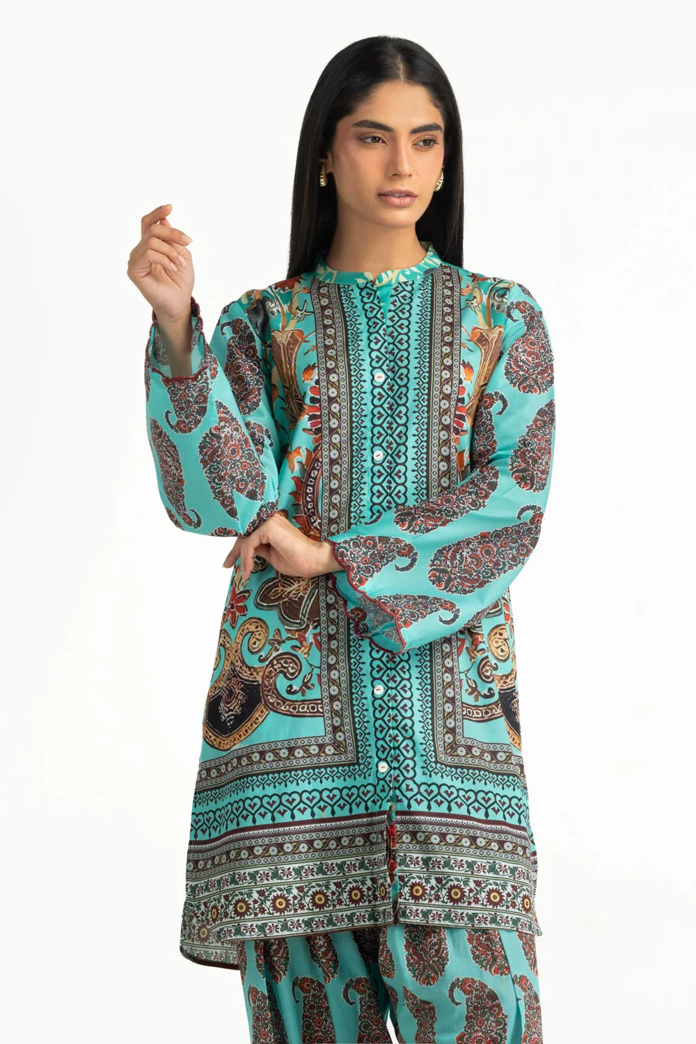 Cambric Printed Co-Ord Set - Image 3