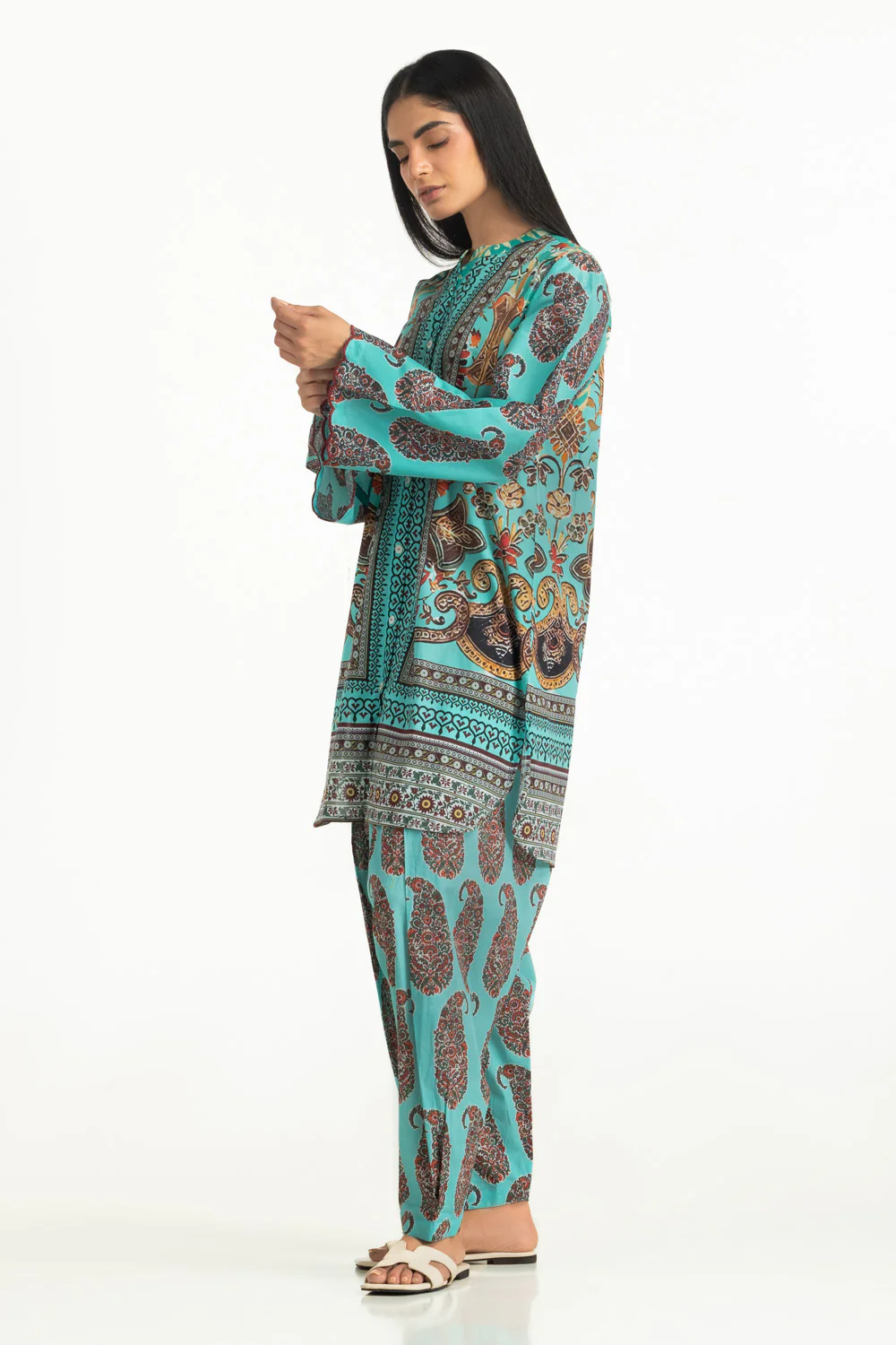 Cambric Printed Co-Ord Set - Image 4