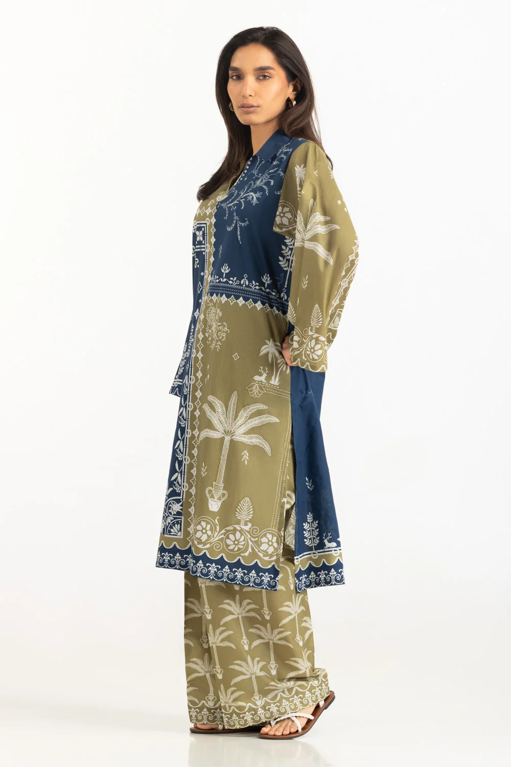 Cambric Printed Co-Ord Set - Image 3