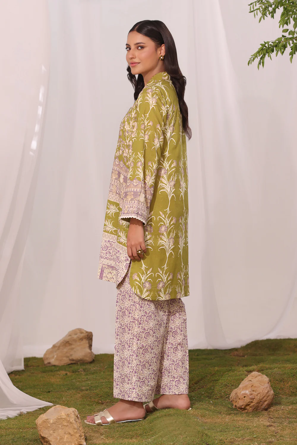 Cambric Printed Co-Ord Set - Image 3