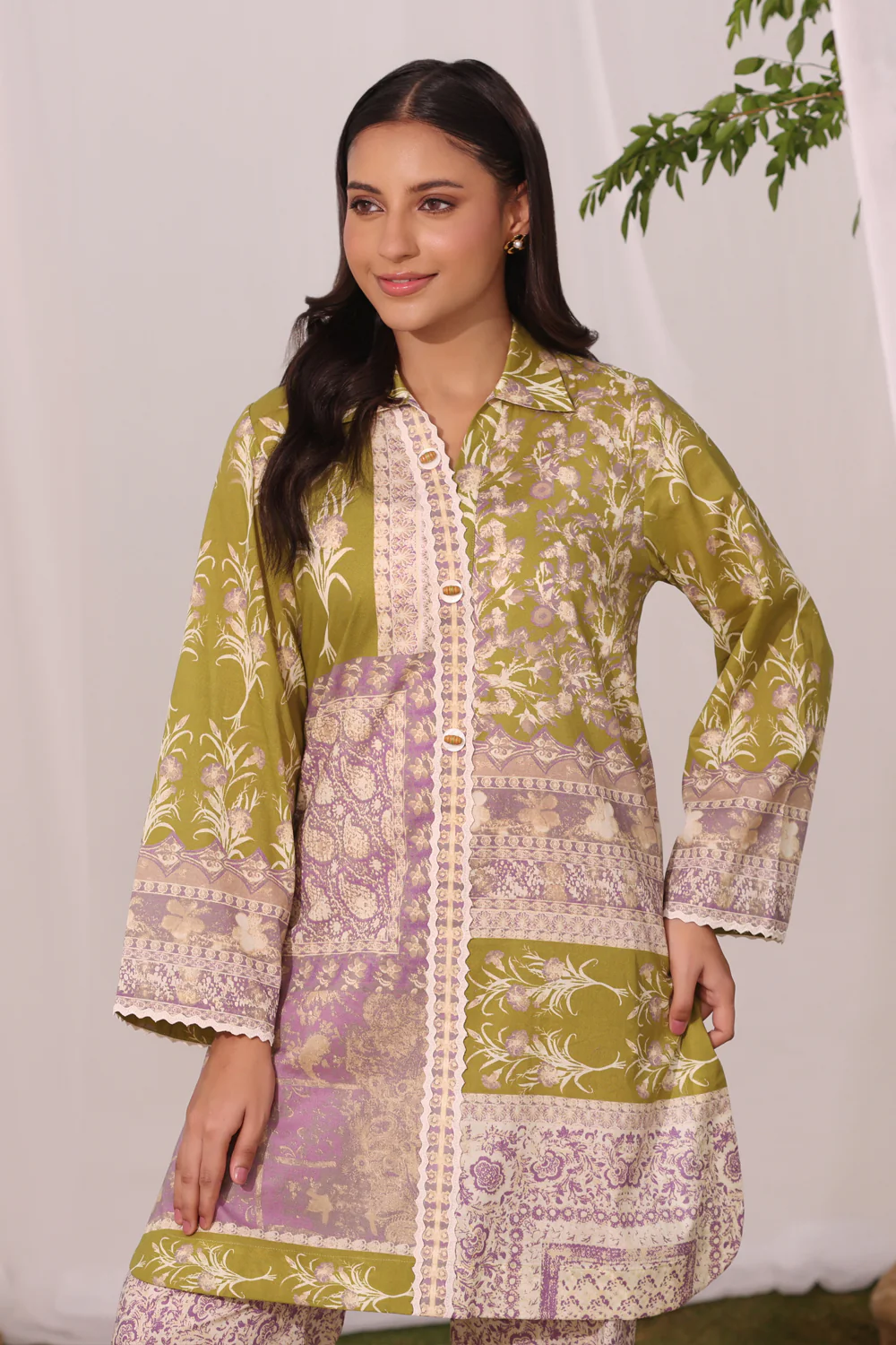 Cambric Printed Co-Ord Set - Image 4