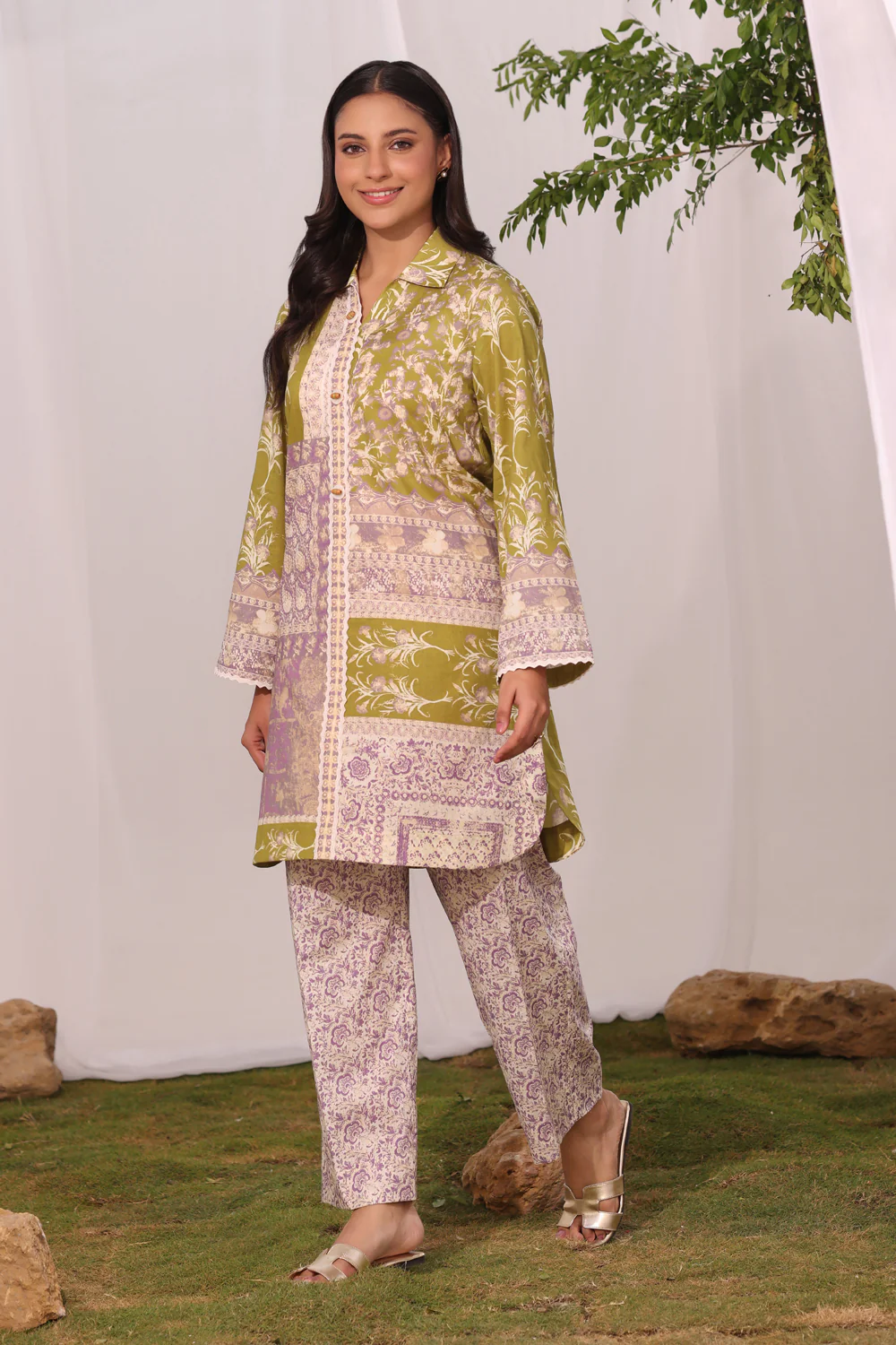 Cambric Printed Co-Ord Set - Image 5
