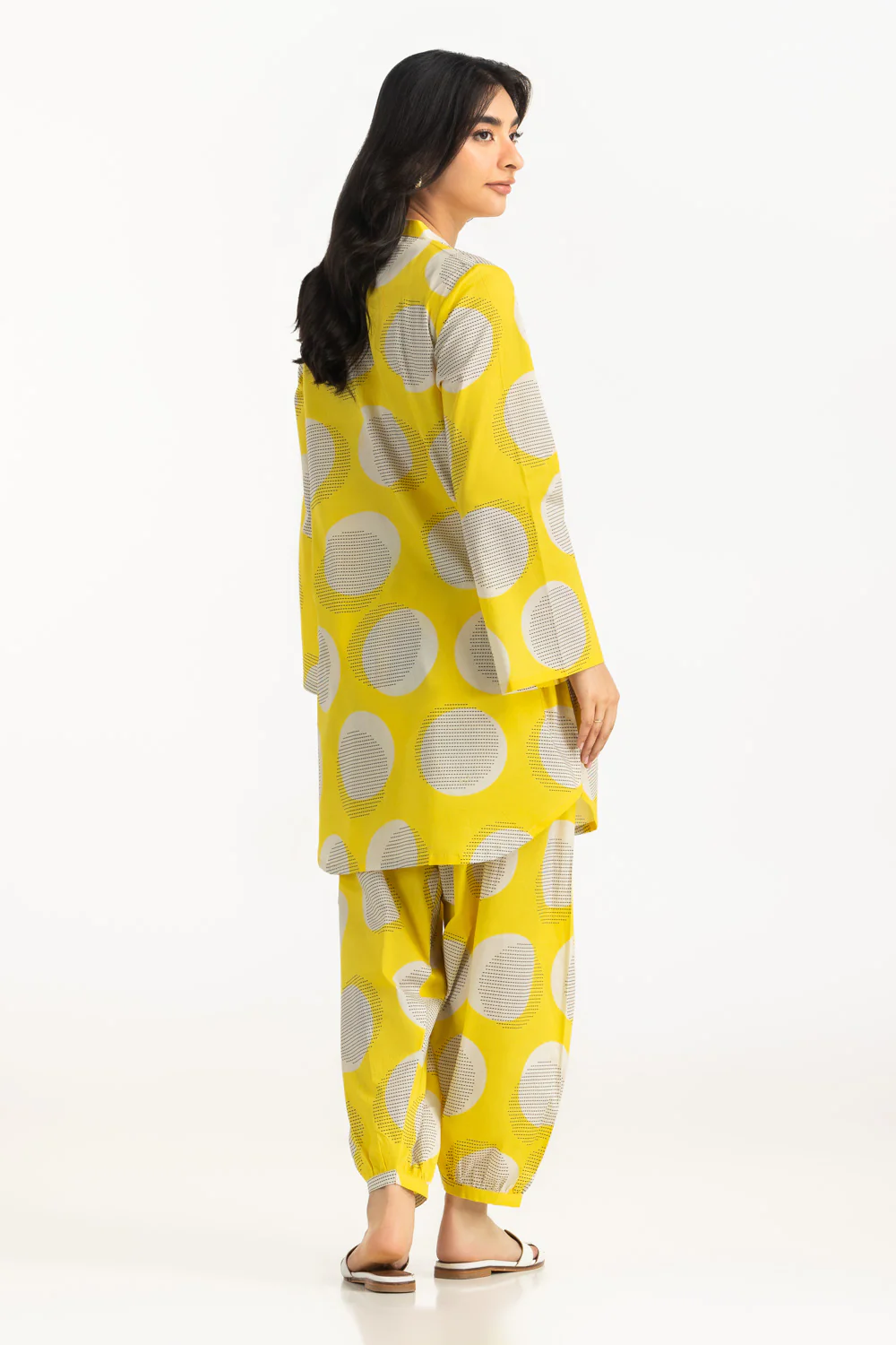 Cambric Printed Co-Ord Set With Embroidered - Image 6