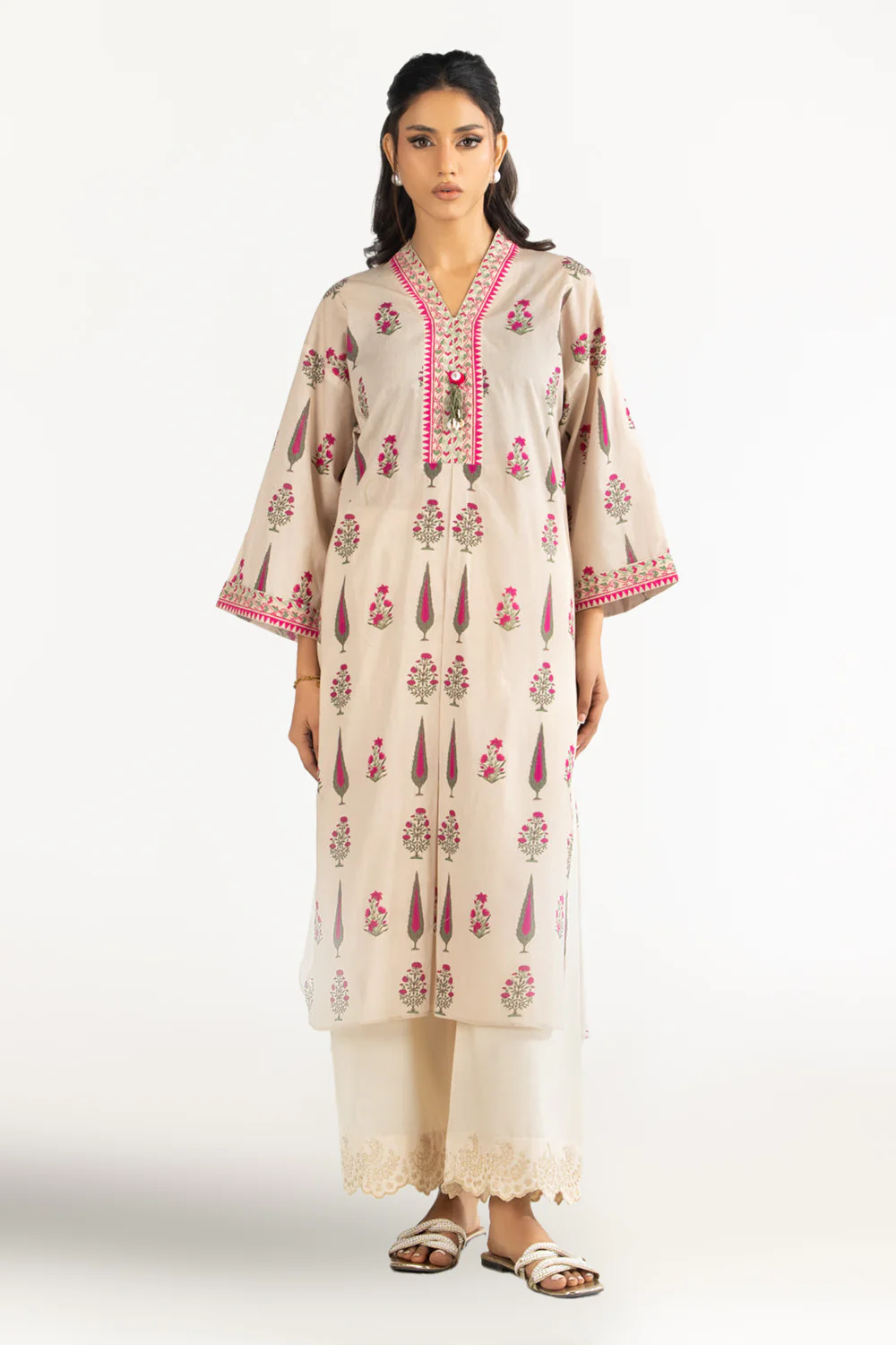 Cambric Printed Shirt