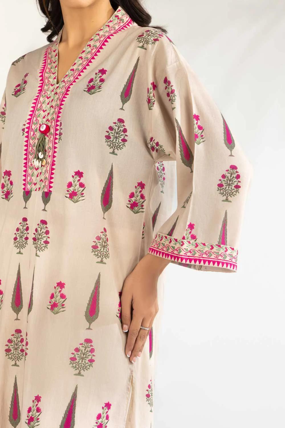 Cambric Printed Shirt - Image 2