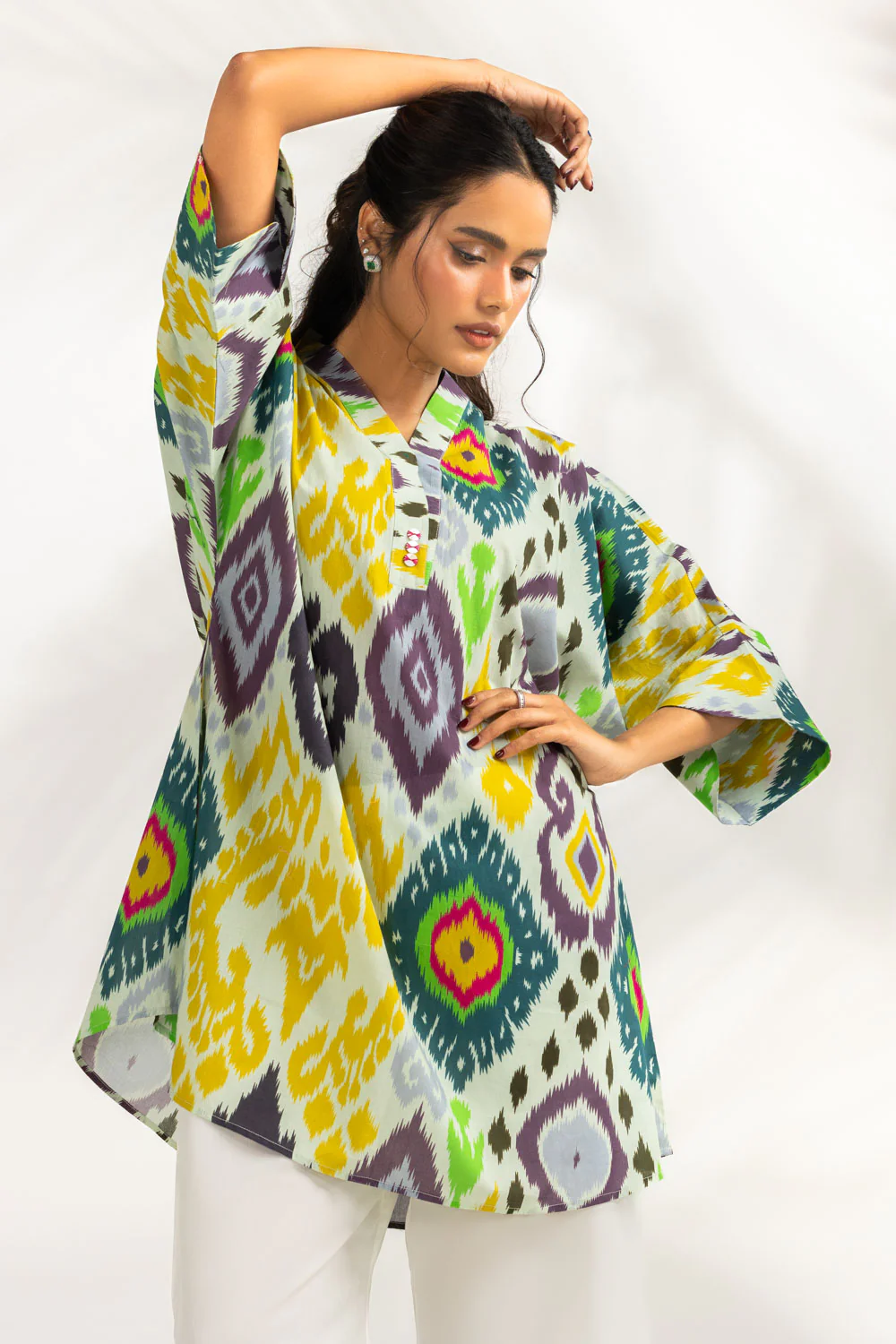Cambric Printed Shirt - Image 2