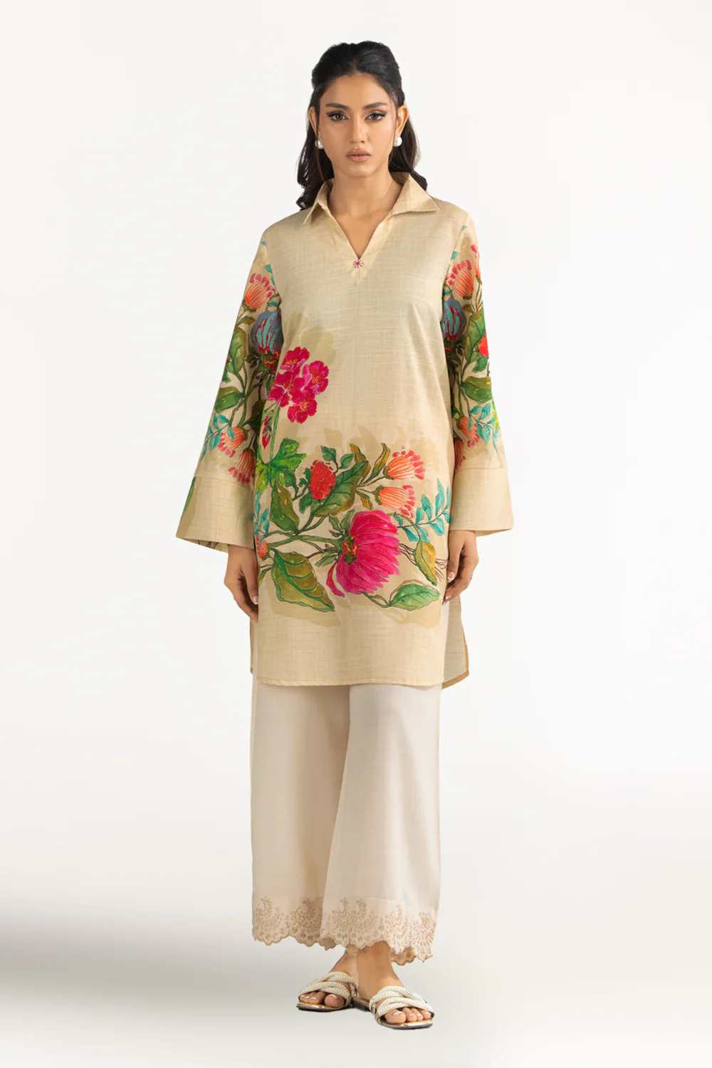 Cambric Printed Shirt