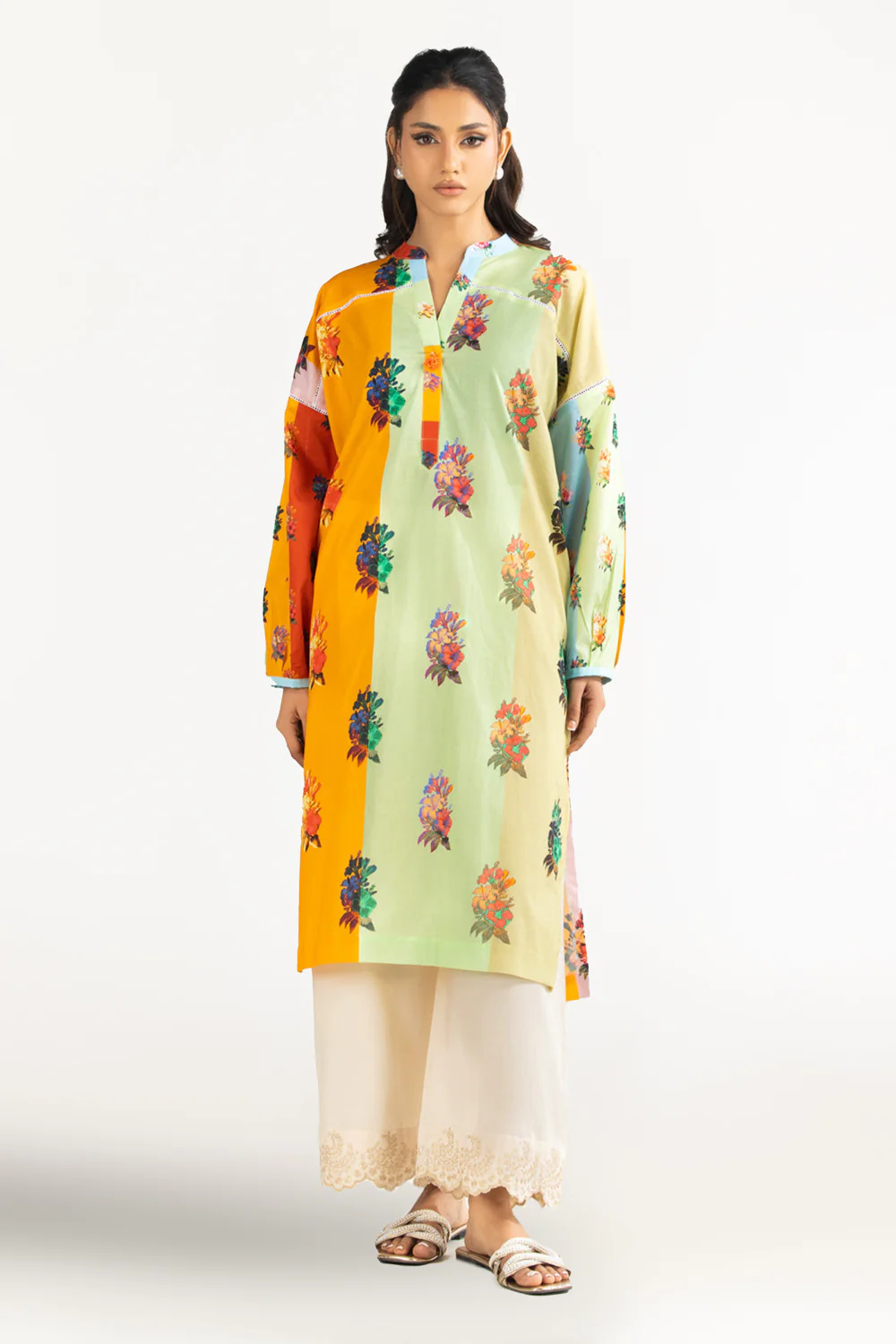 Cambric Printed Shirt