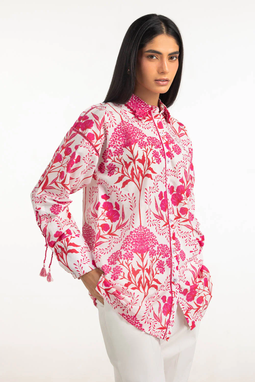 Cambric Printed Shirt - Image 4