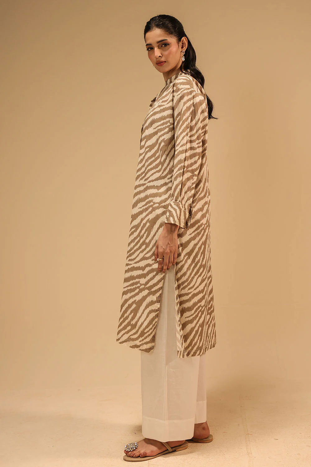 Cambric Printed Shirt - Image 4