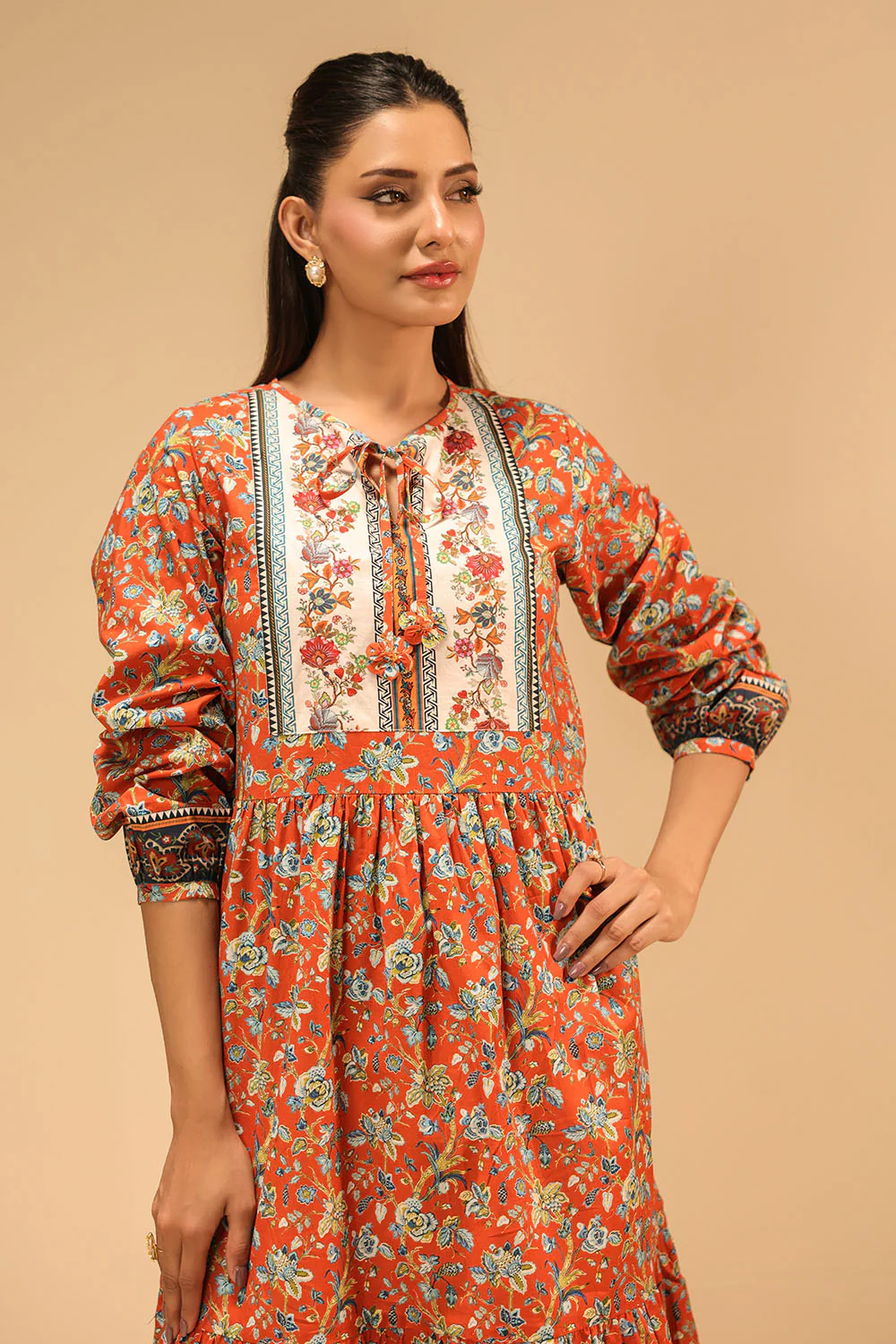 Cambric Printed Shirt - Image 5