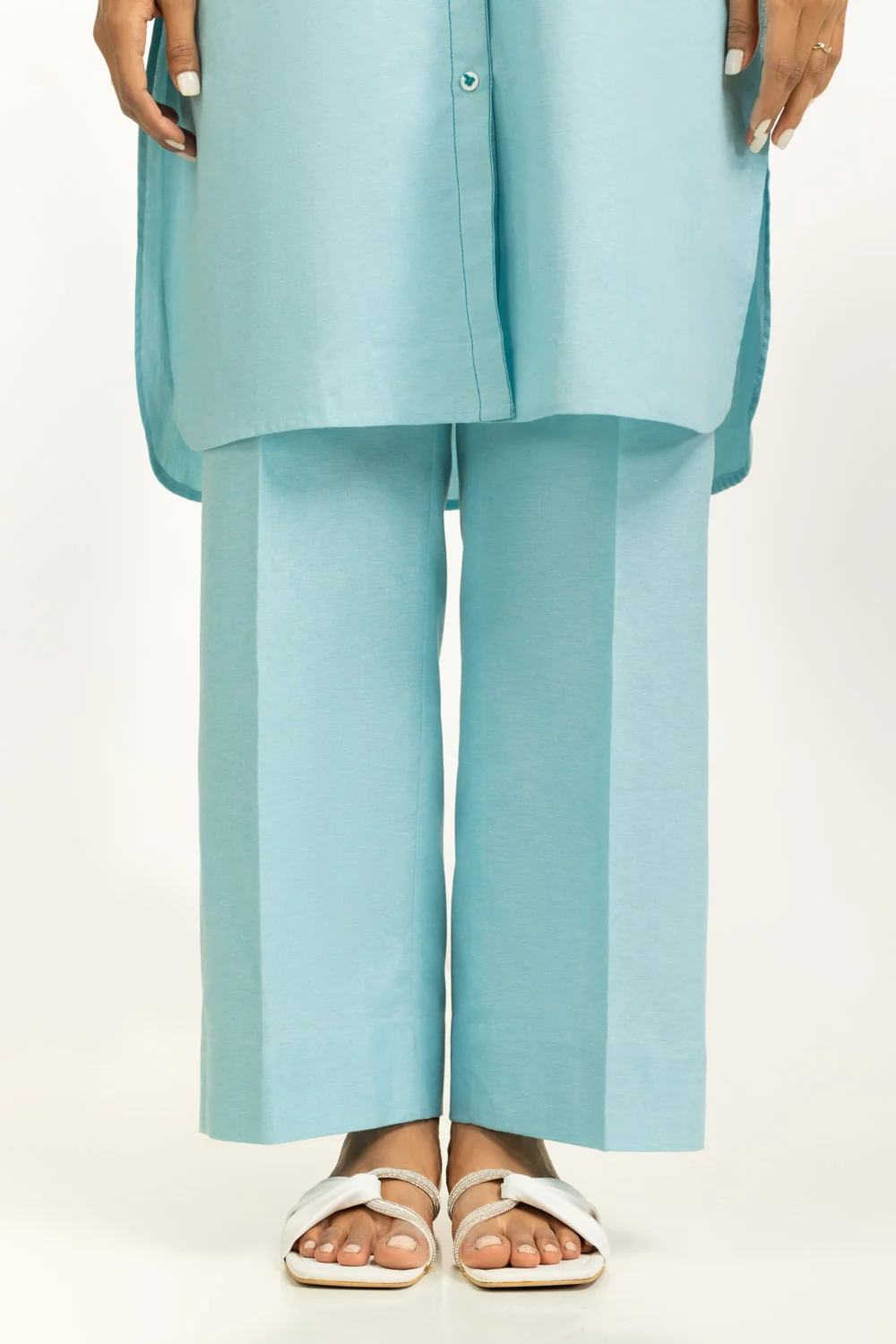 Chambray Button Down Co-Ord Set - Image 6