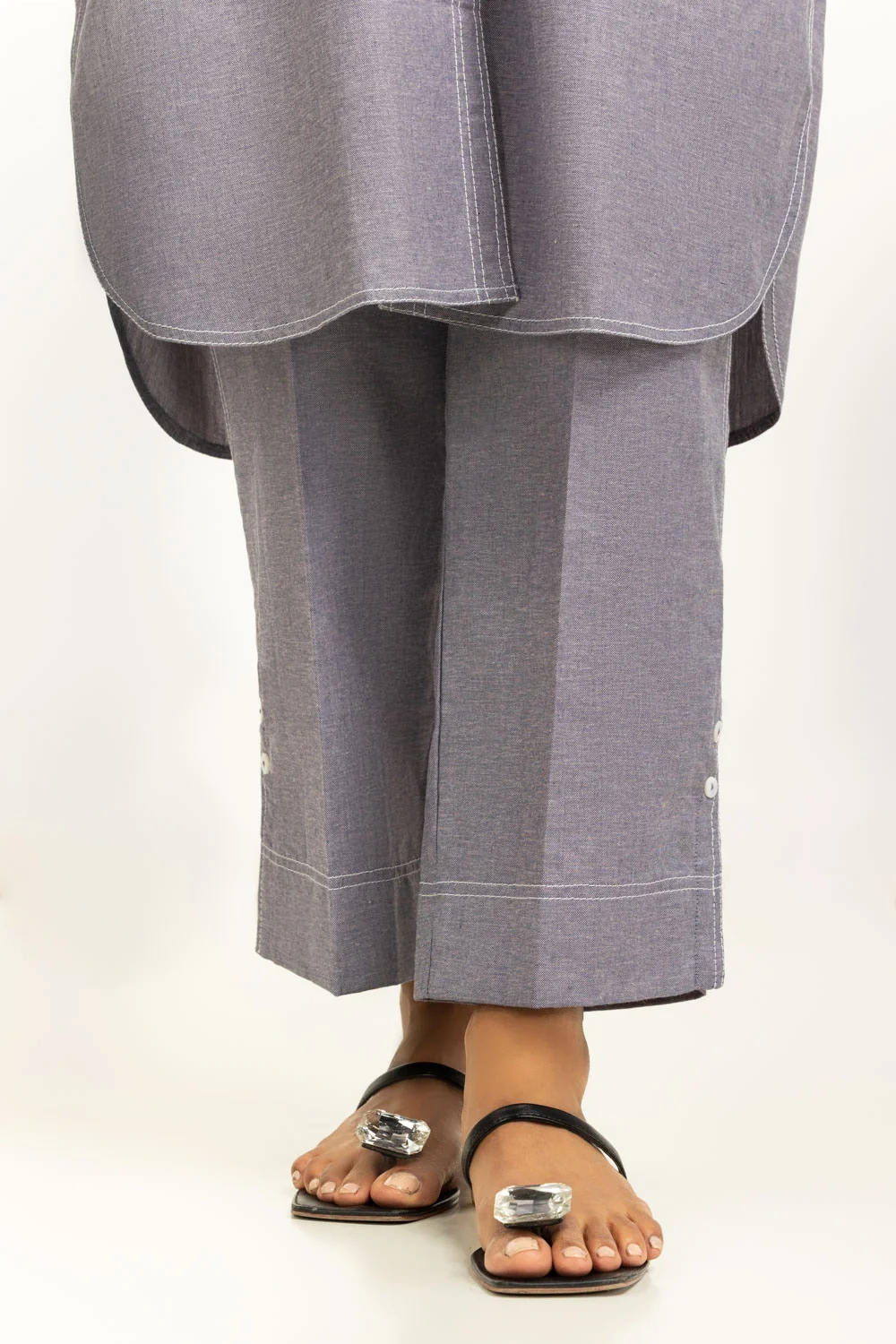 Chambray Button Down Co-Ord Set - Image 7