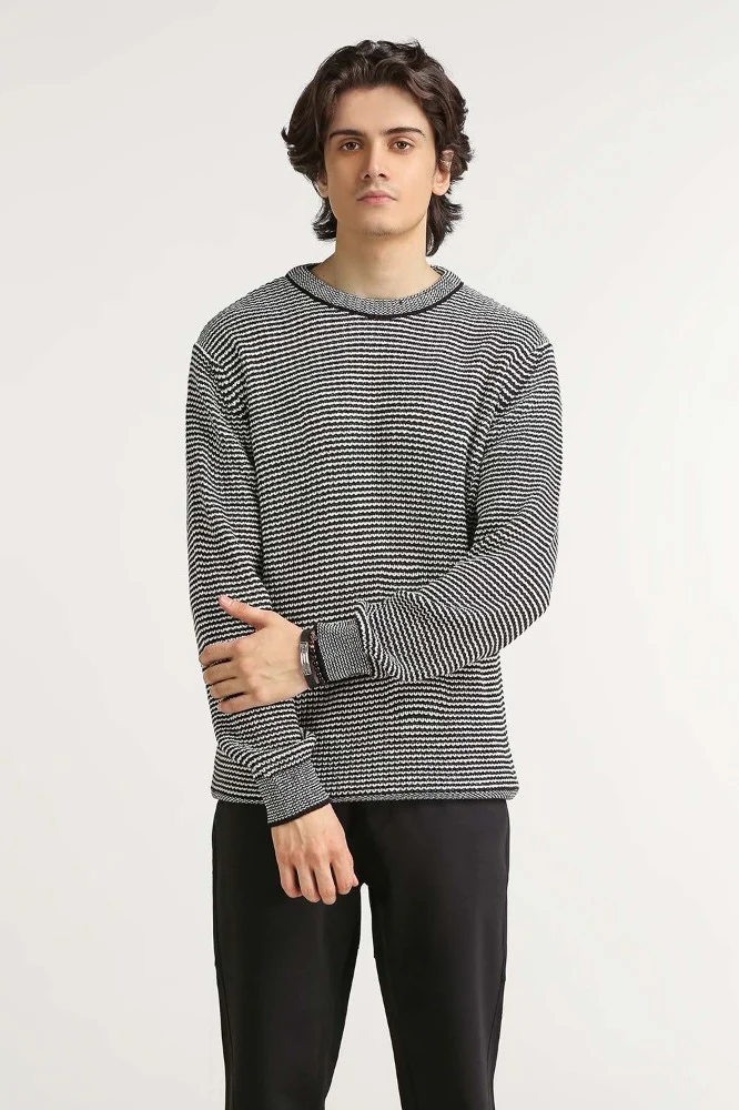 Charcoal Basic Sweater - Image 3