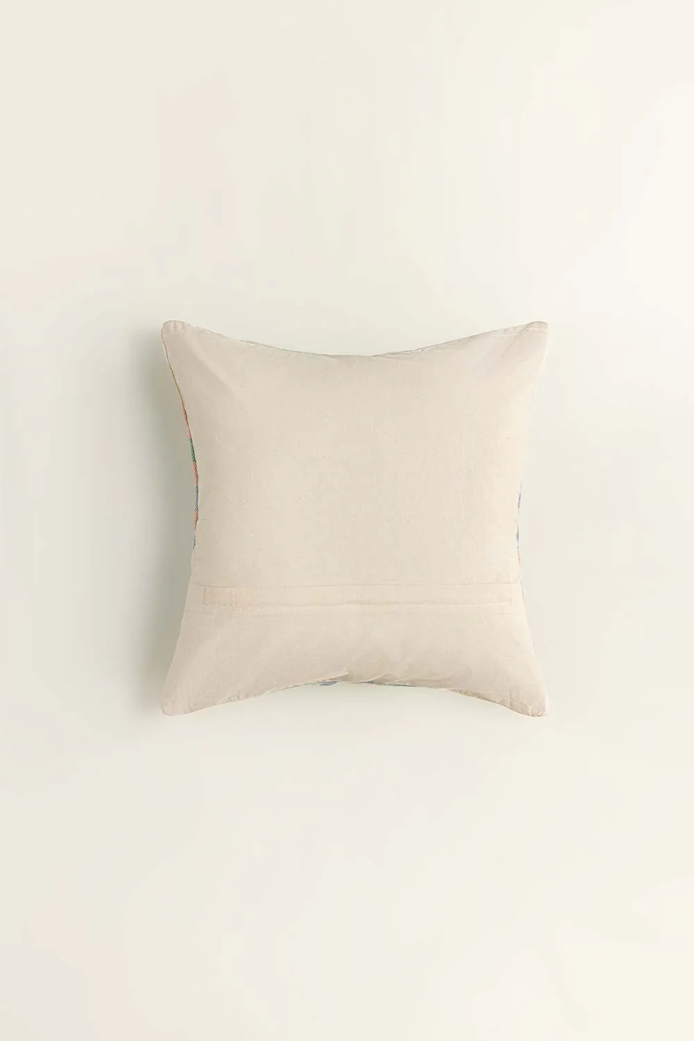 Checks Woven Cushion Cover - Image 3