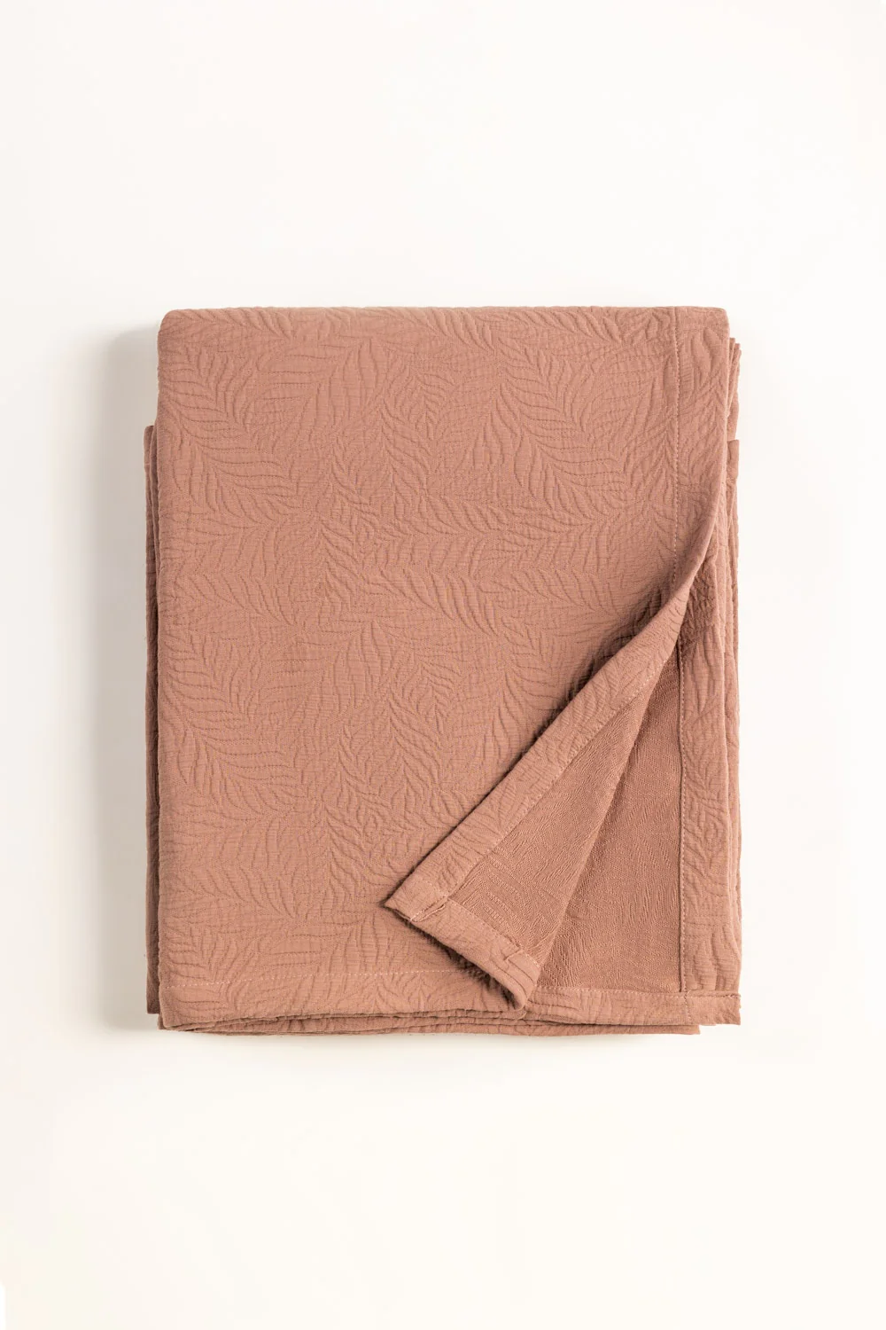 Cinnamon Matelasse Blanket