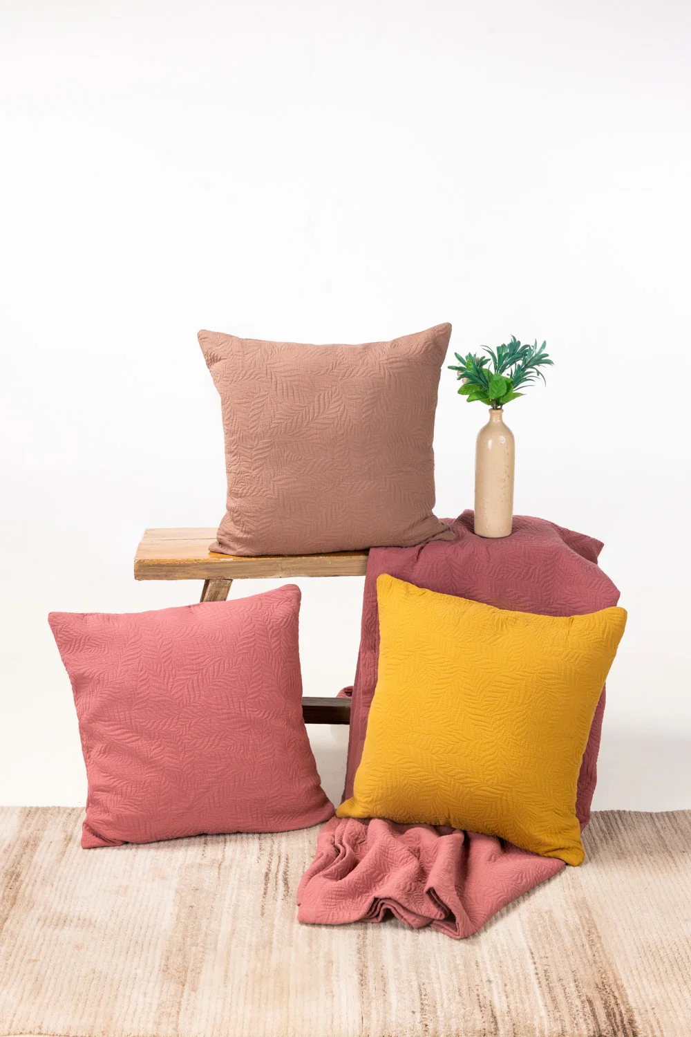Cinnamon Matelasse Cushion - Image 4