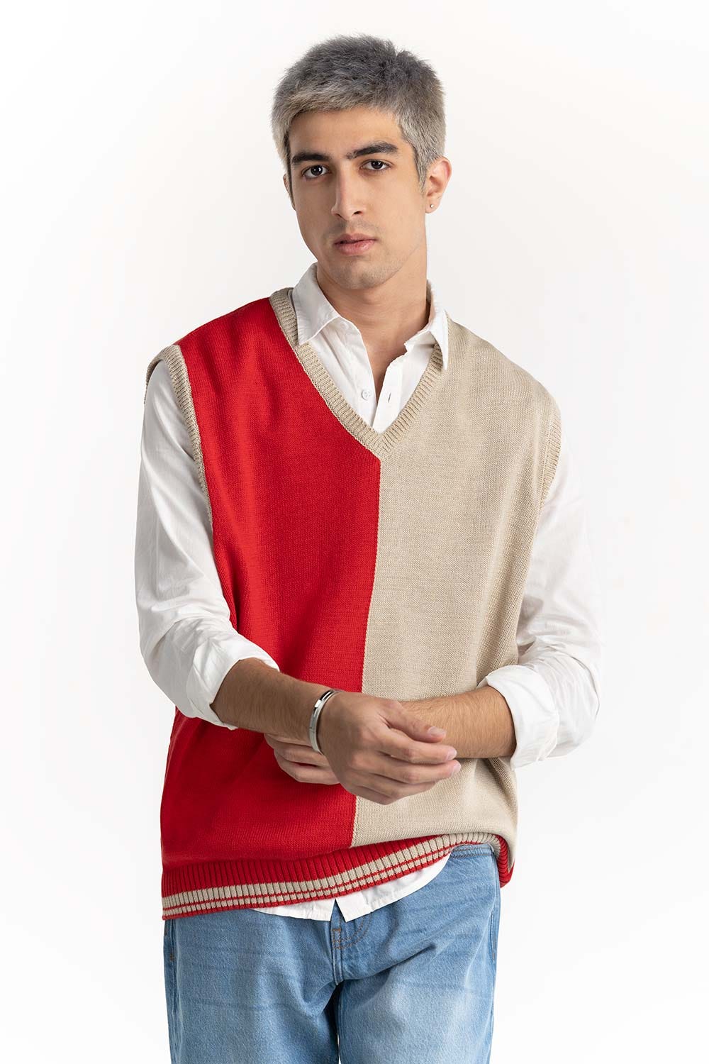 Color Block Vest - Image 2