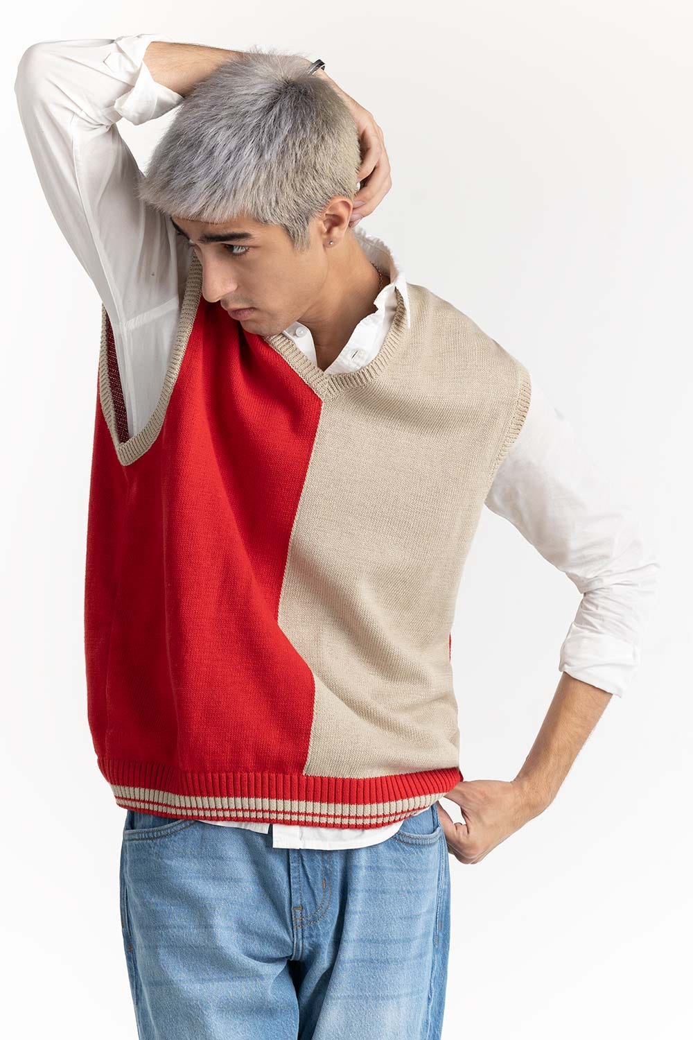 Color Block Vest - Image 3