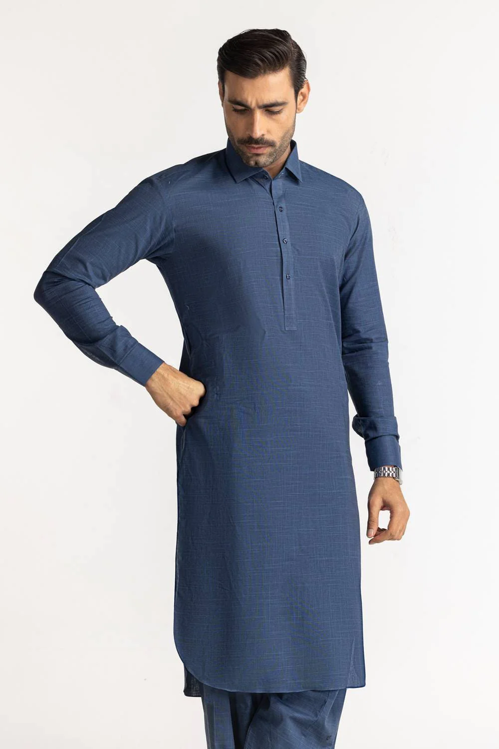 Concept Slub Unstitched Fabric Cotton-LF - Image 8