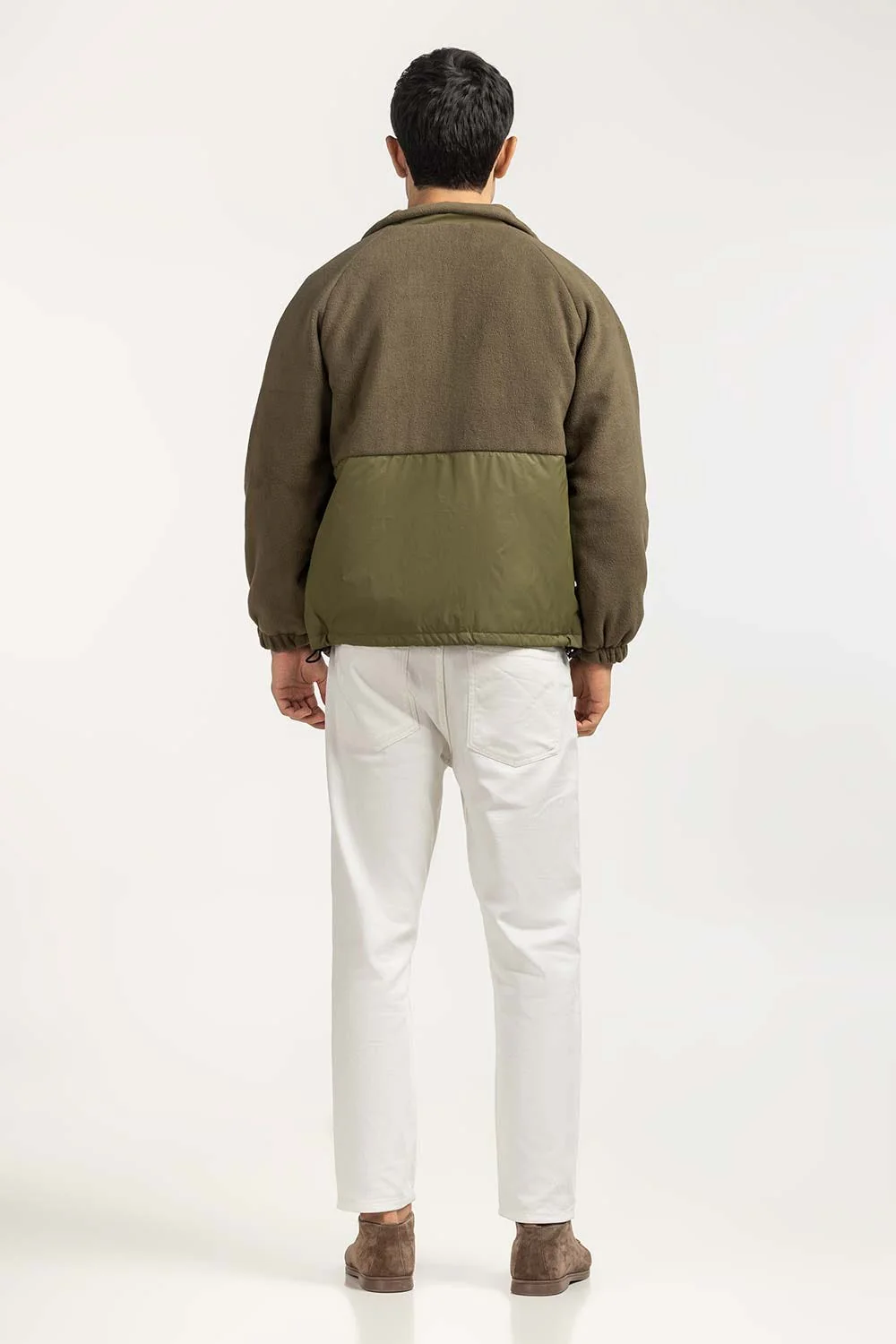 Contrast Polar Fleeve Jacket - Image 3