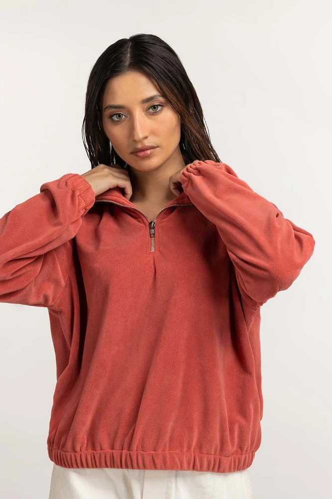 Coral Basic Sweatshirt - Image 2