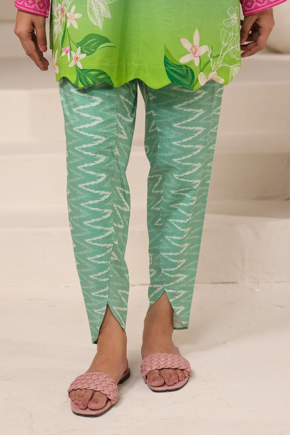 Cotton Bana Dora Embroidered Co-Ord Set - Image 5