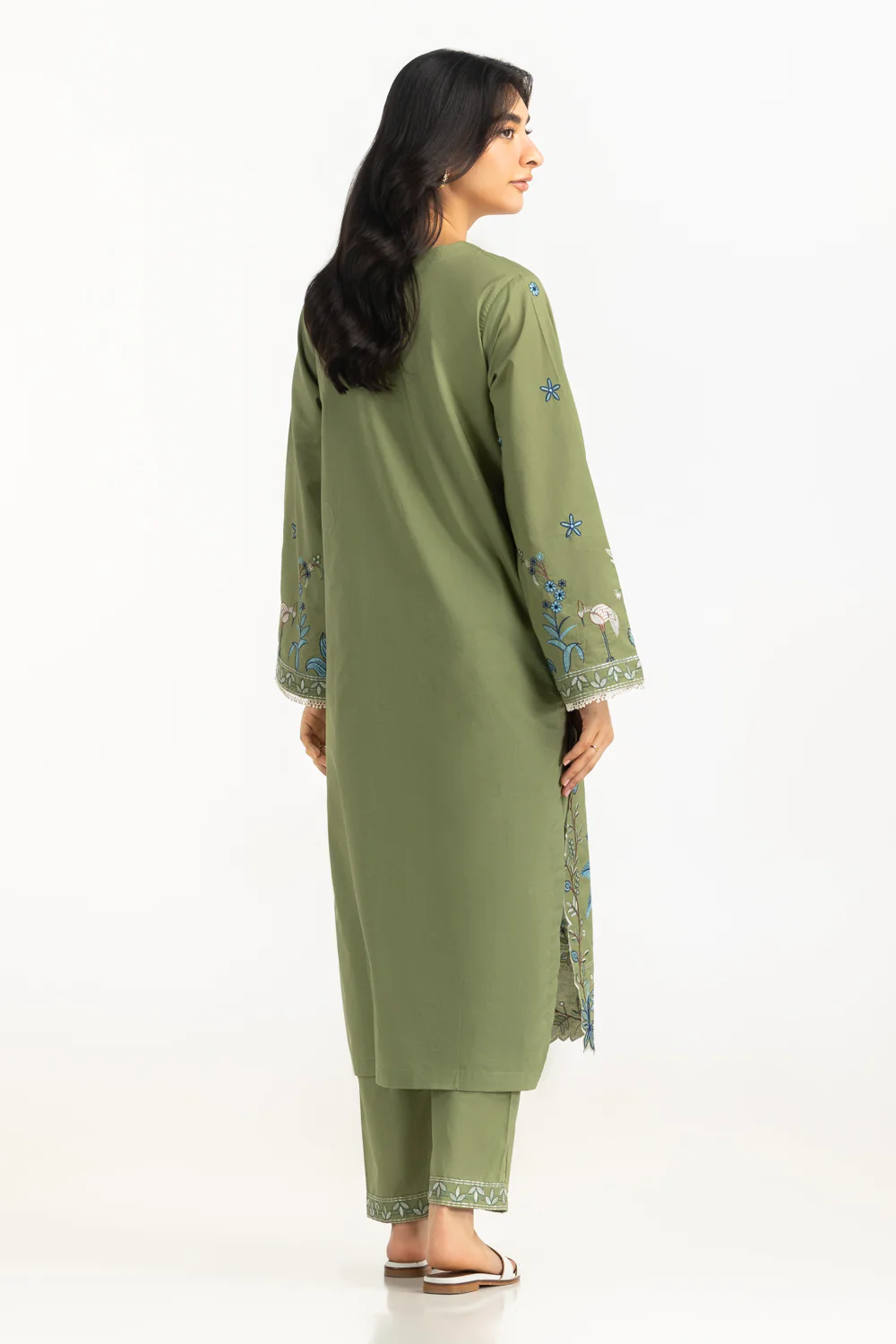 Cotton Bana Dora Embroidered Co-Ord Set - Image 6