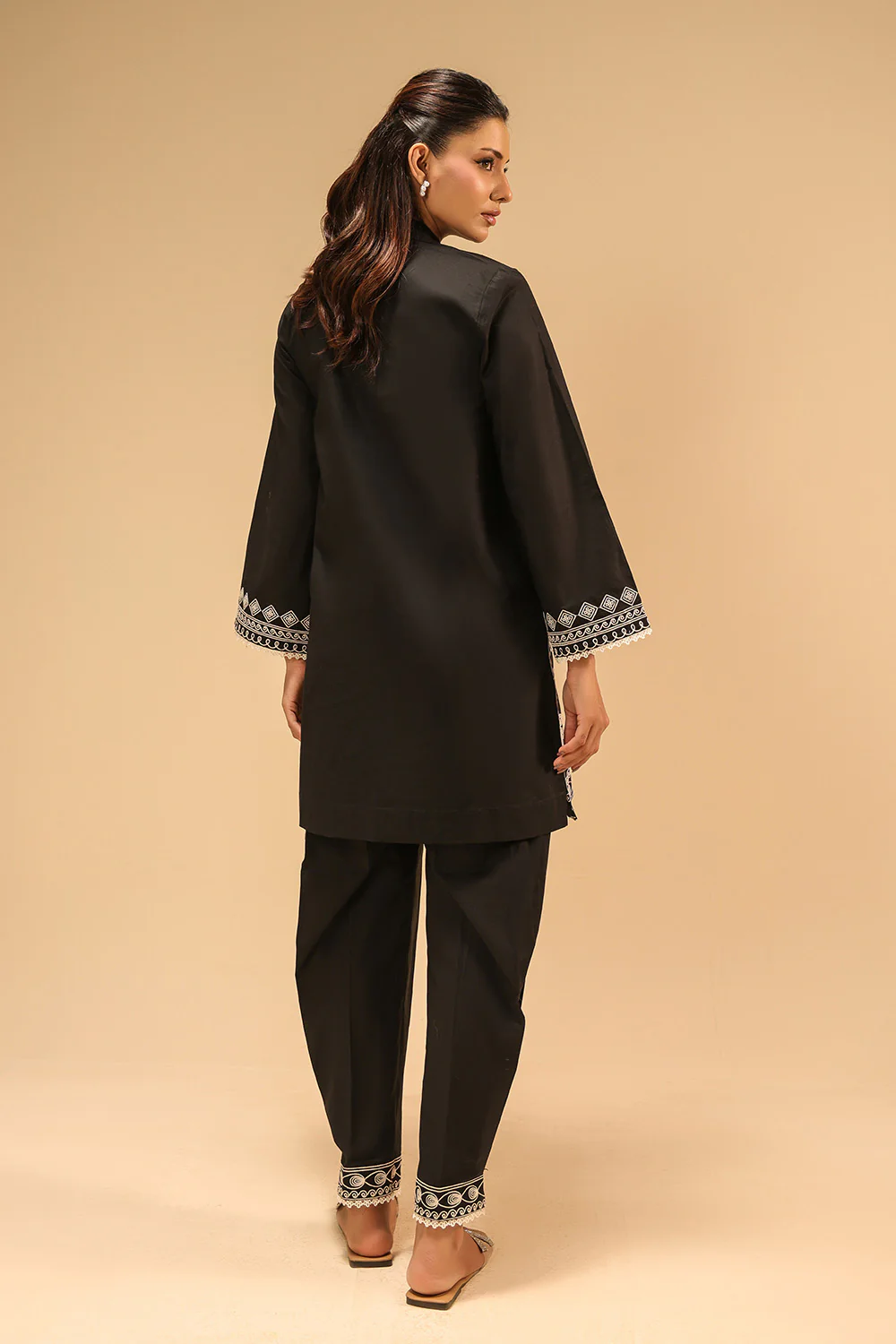 Cotton Bana Dora Embroidered Co-Ord Set - Image 6